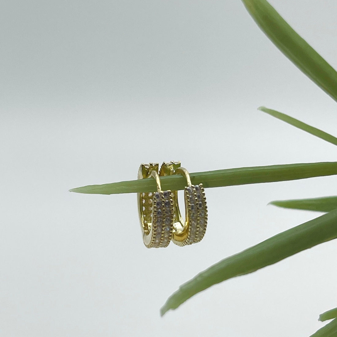 Petite Huggie Hoop Earrings - Sterling Silver