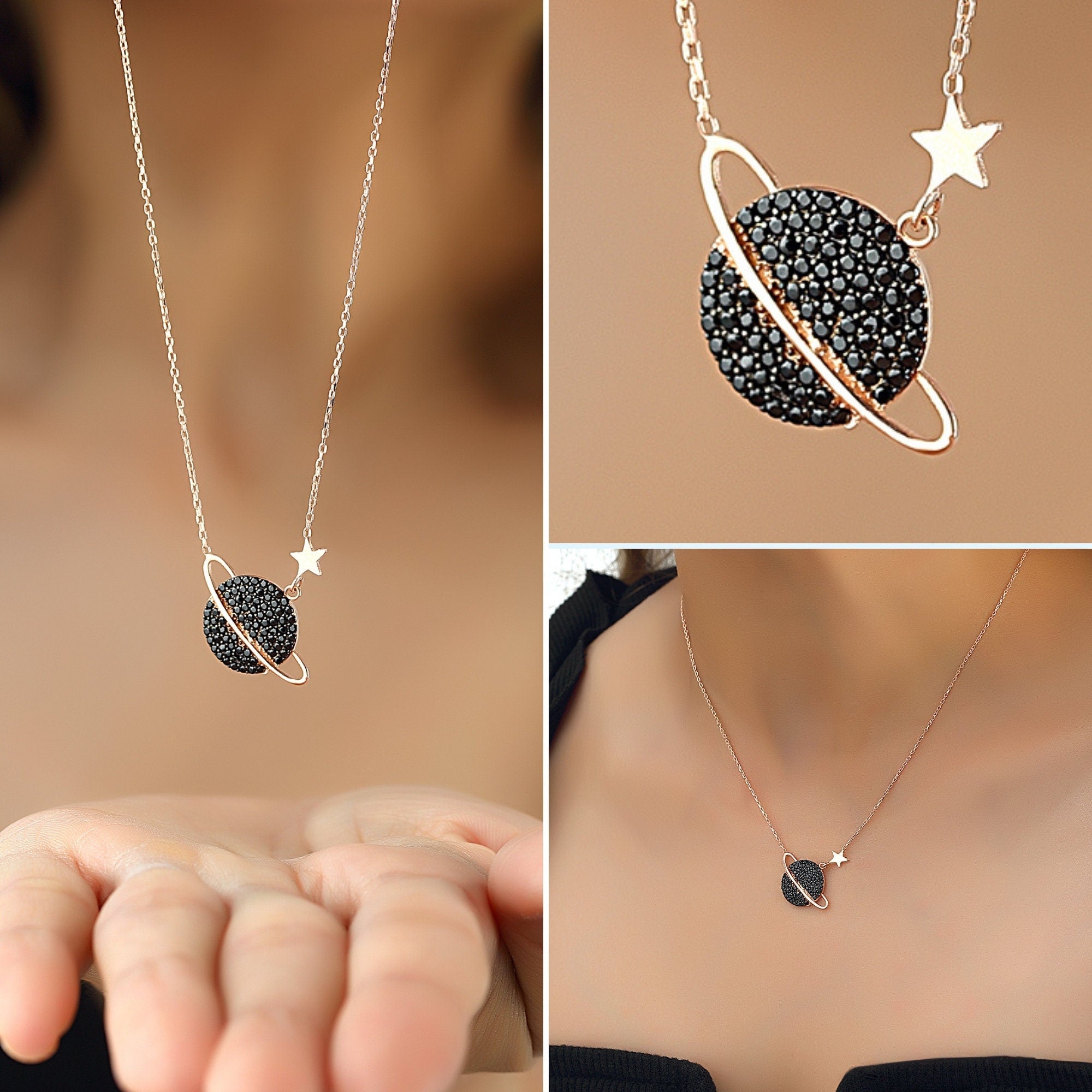 Delicate Galaxy Necklace - Sterling Silver