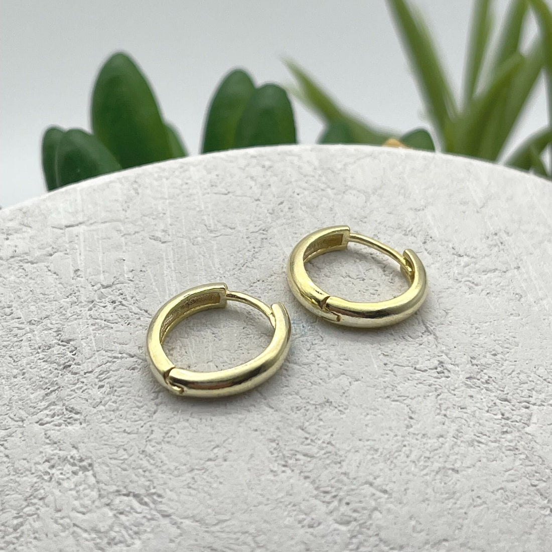 Tiny Hoop Earrings - Sterling Silver