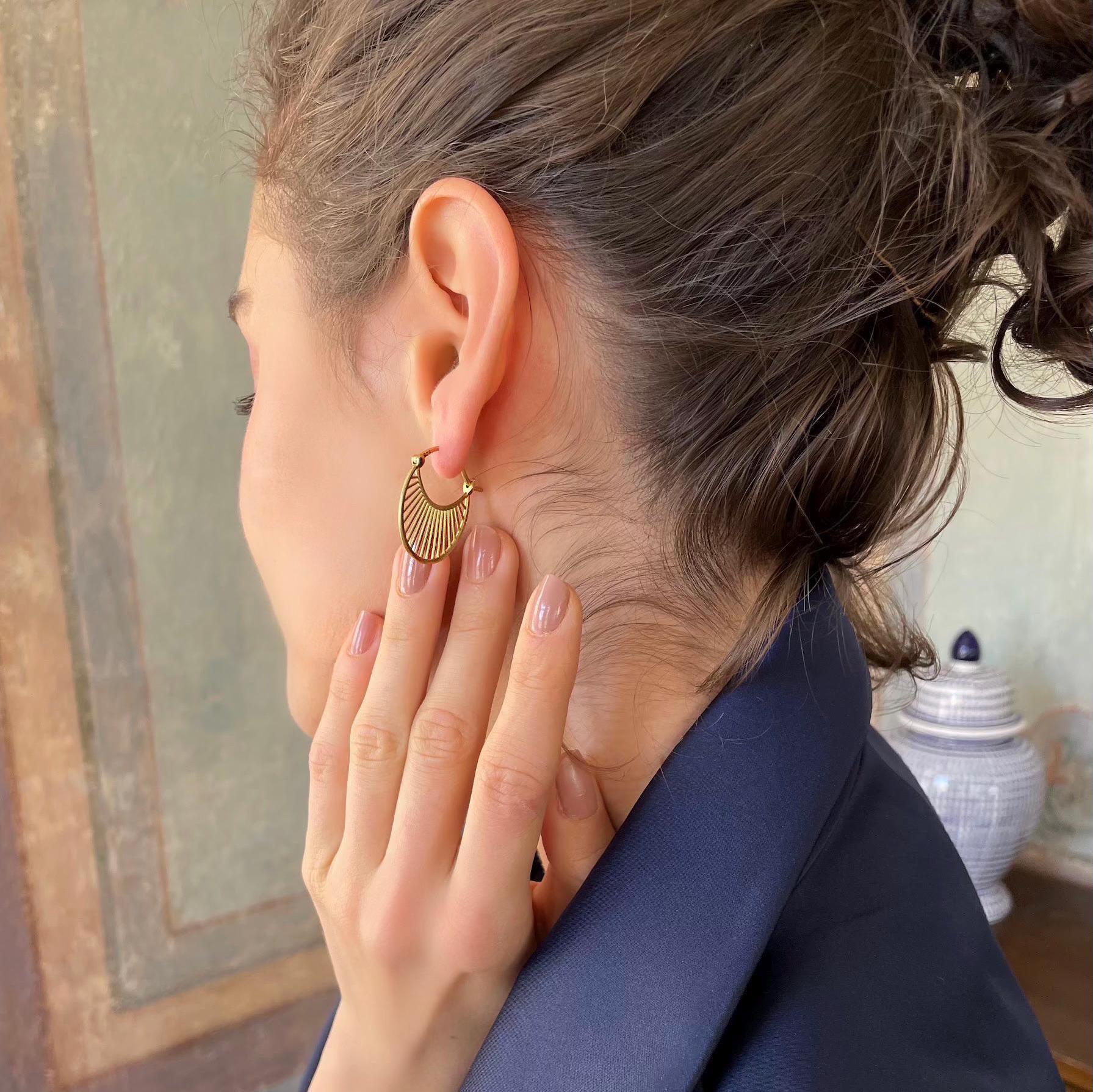 Antique Daylight Midi Earrings - Sterling Silver