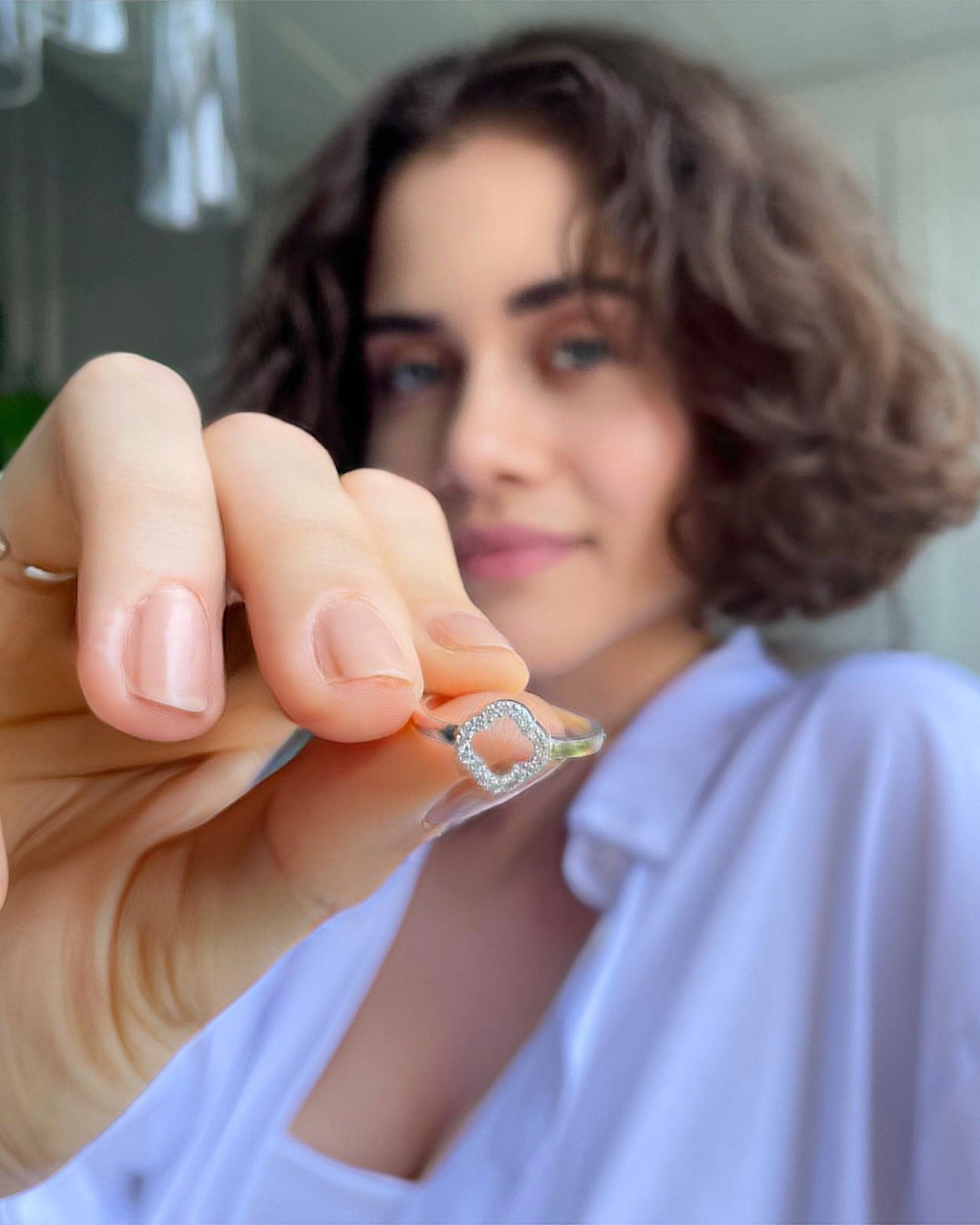 Four Leaf Clover Ring - Sterling Silver - Sterling Silver