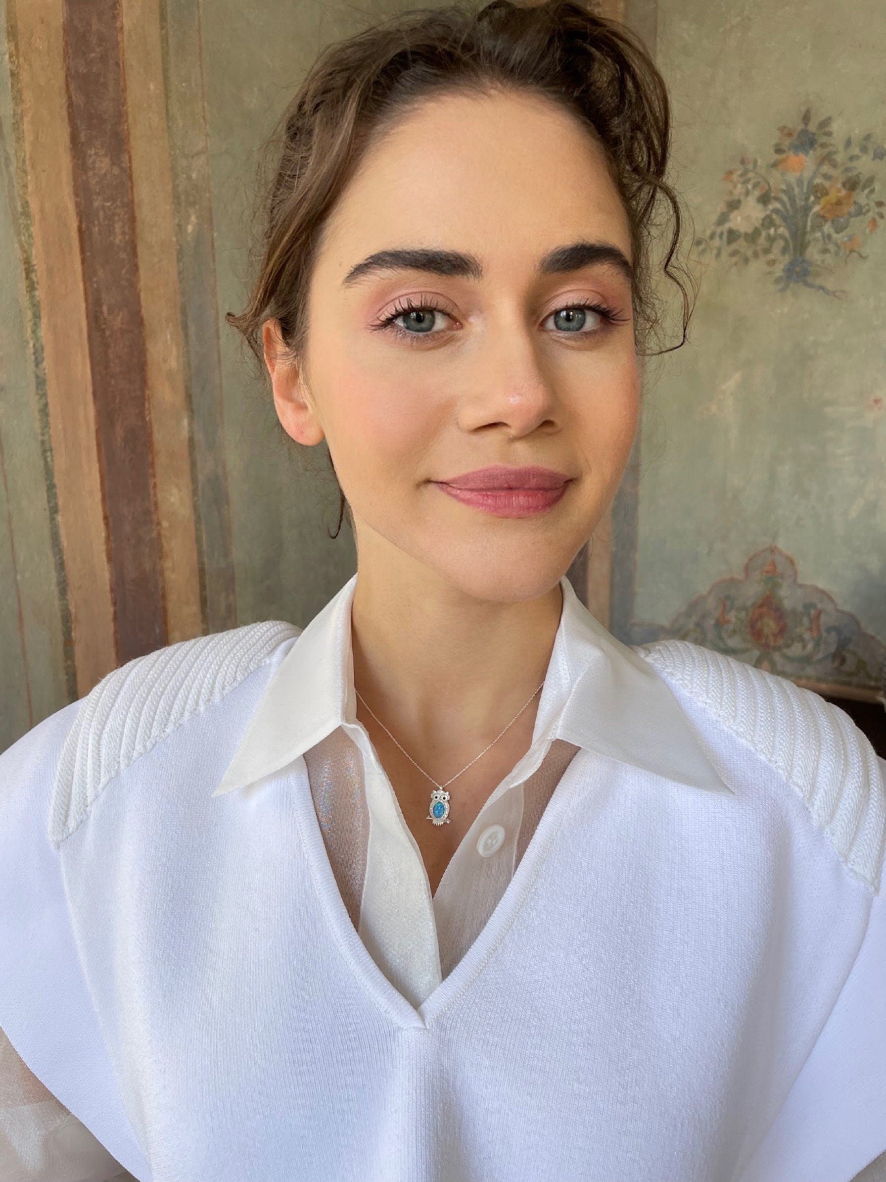 Owl Wisdom Necklace - Sterling Silver