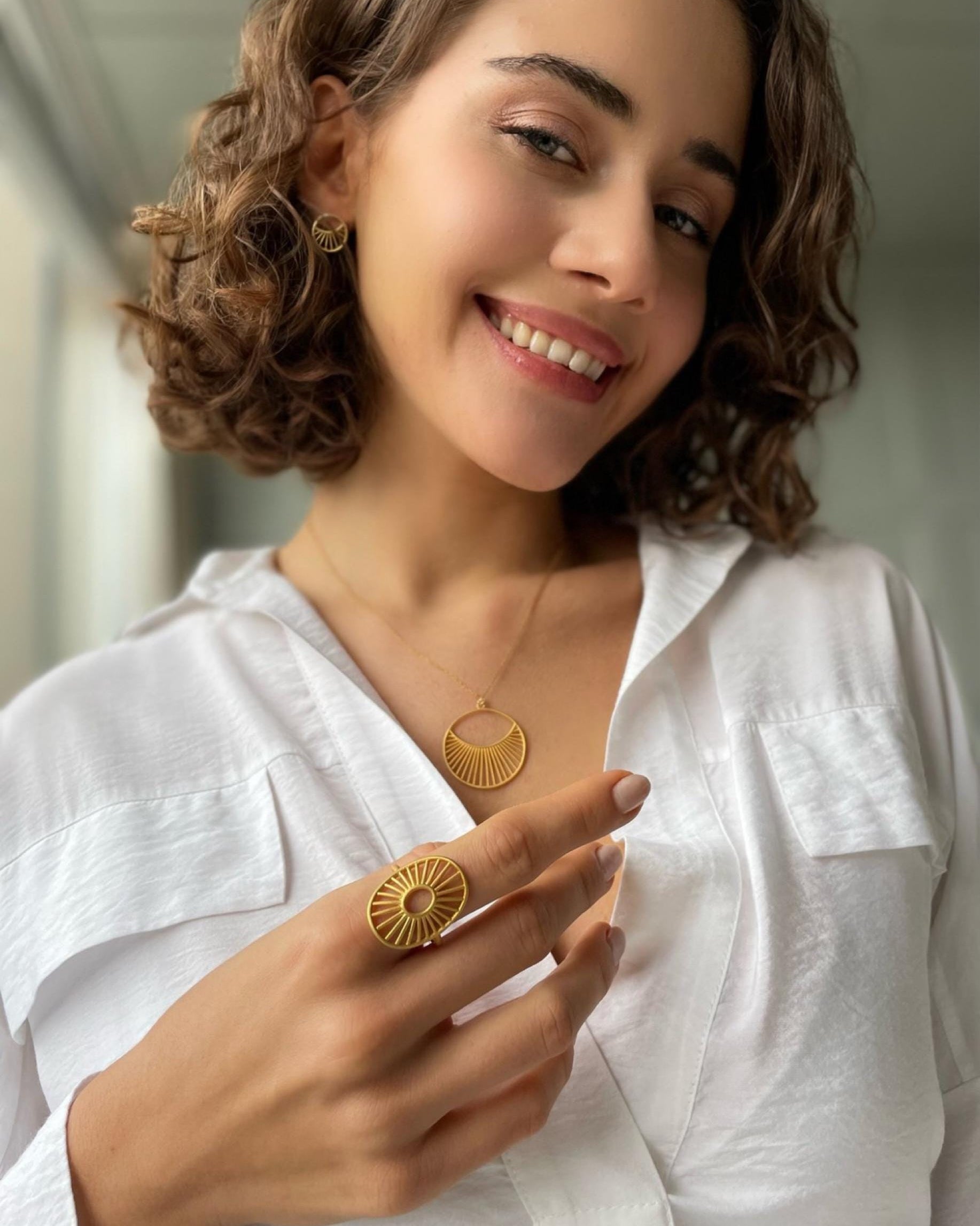 Antique Daylight Jewelry Set - Sterling Silver