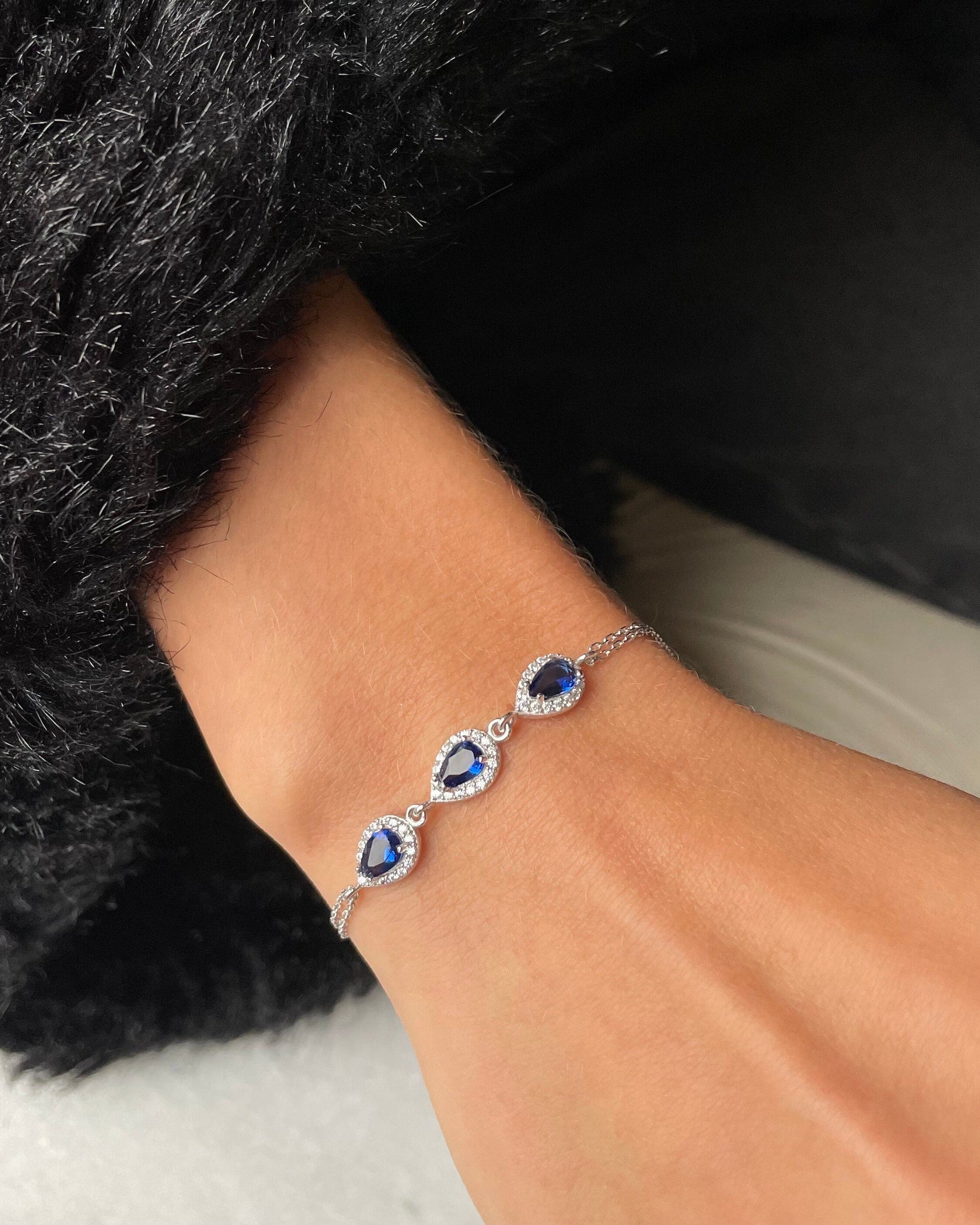 Sparkling Cz Teardrop Jewelry Set - Sterling Silver