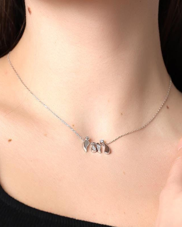 Personalised Family Bond Necklace - Sterling Silver