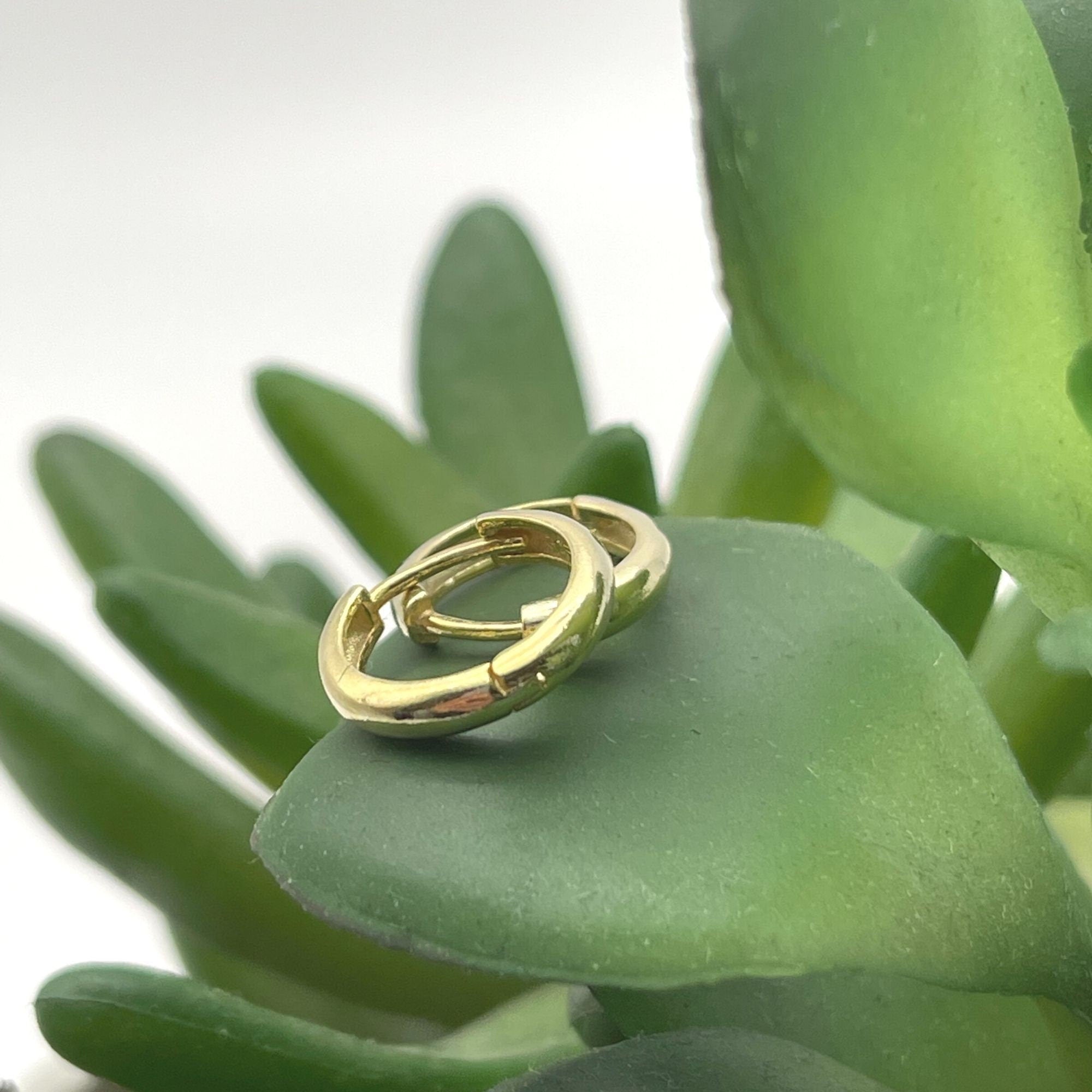 Tiny Hoop Earrings - Sterling Silver