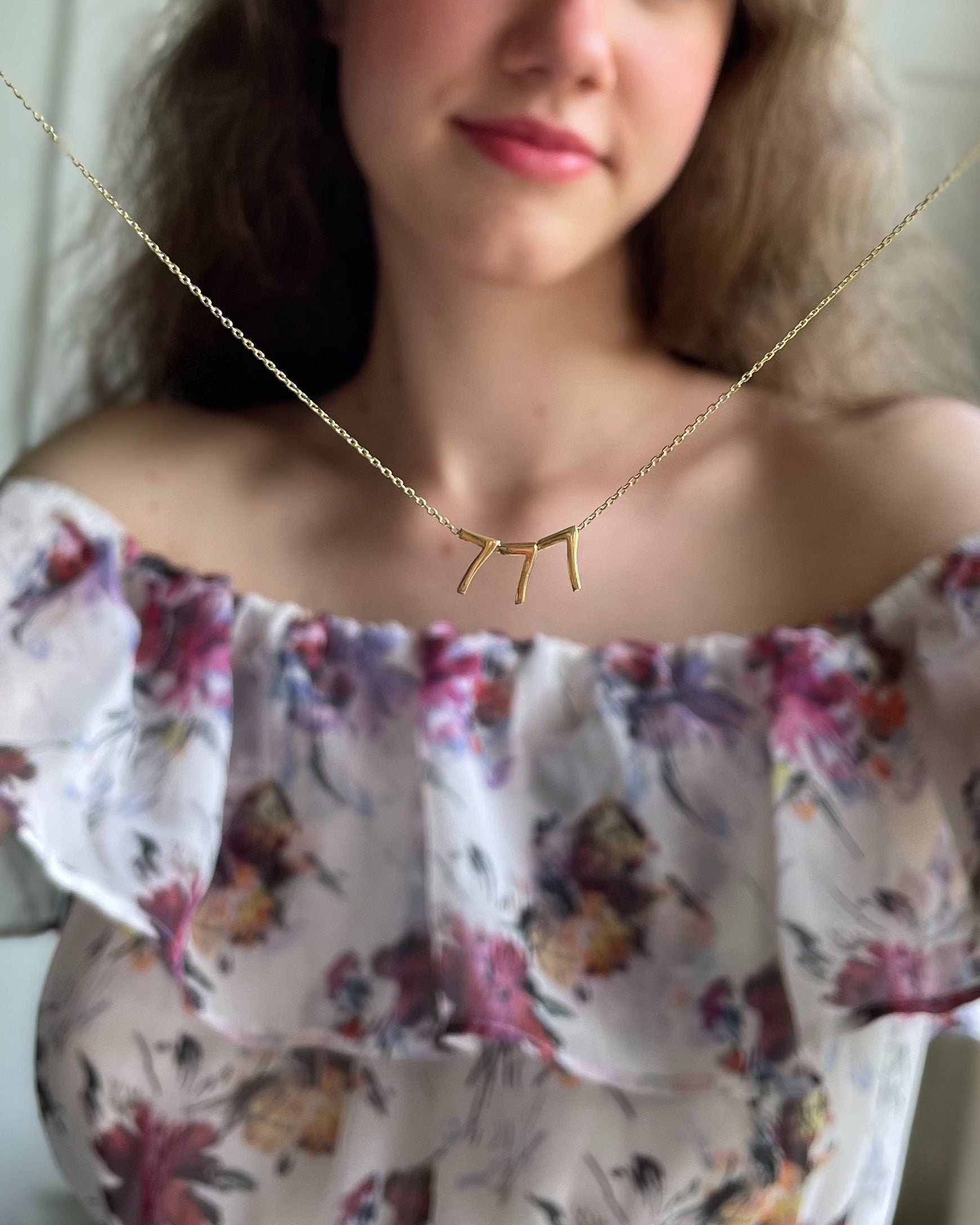 Personalised Year Date Necklace - Sterling Silver