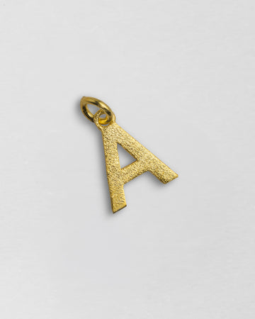 Personalised Initial Letter Charm - Sterling Silver