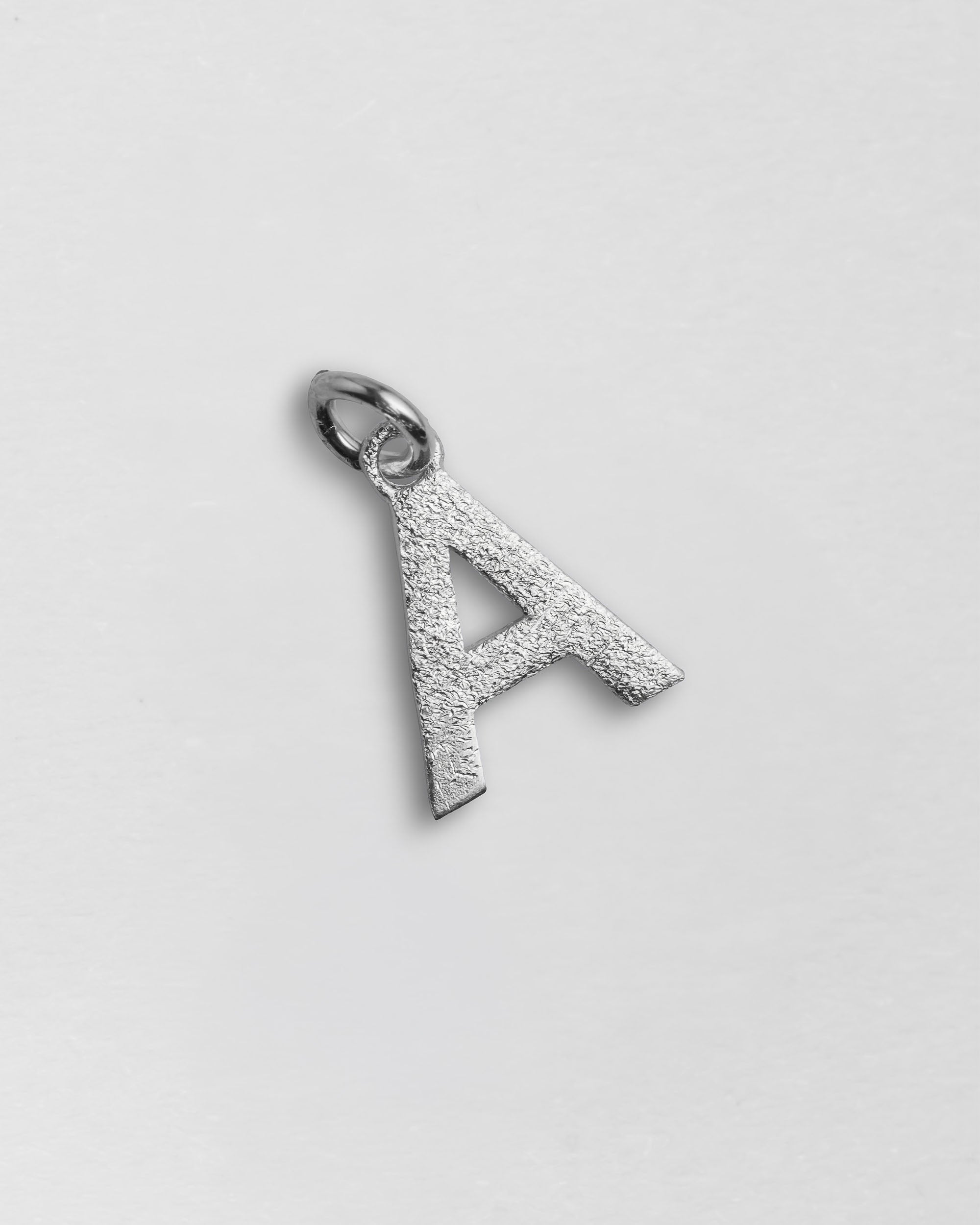 Personalised Initial Letter Charm - Sterling Silver