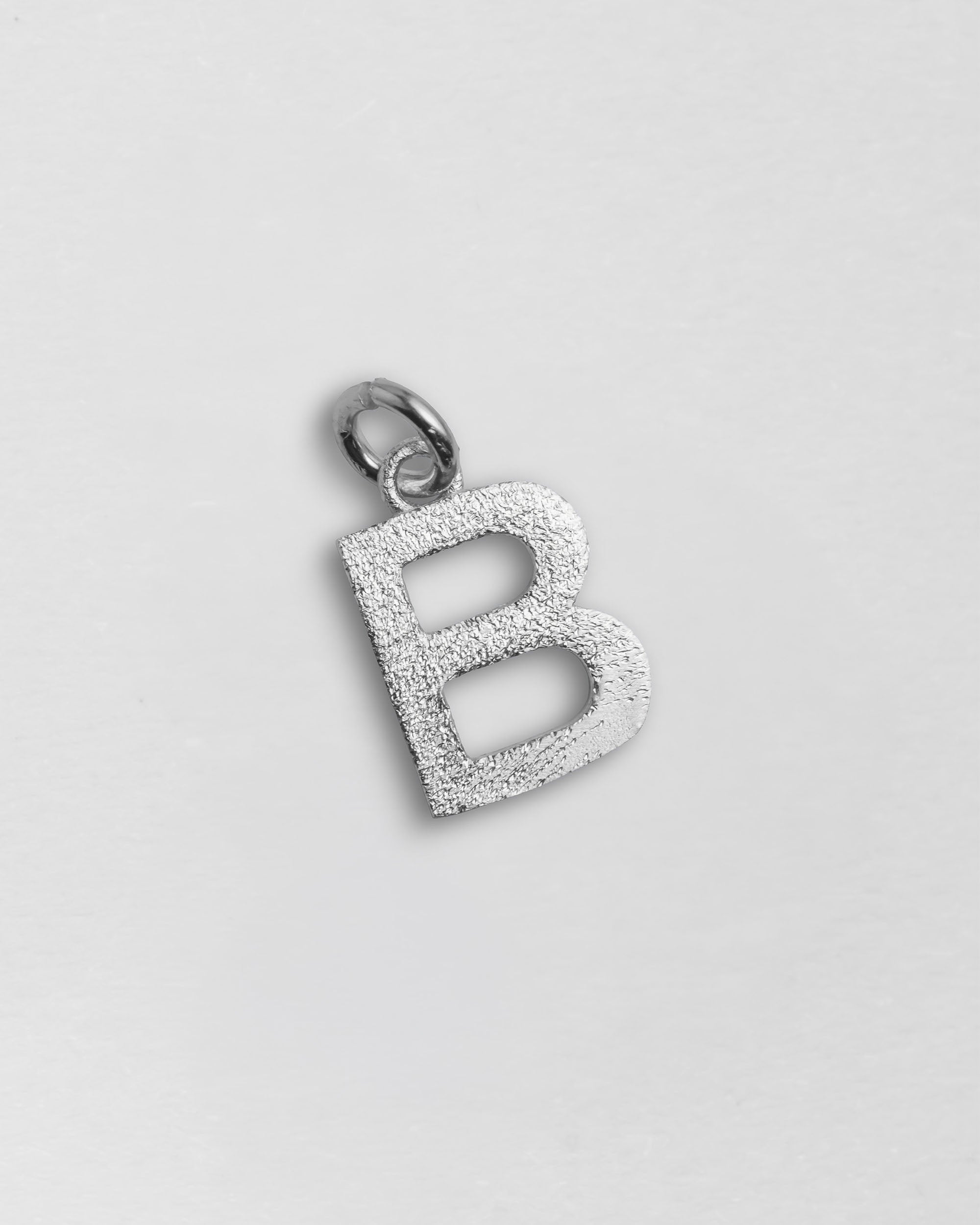 Personalised Initial Letter Charm - Sterling Silver