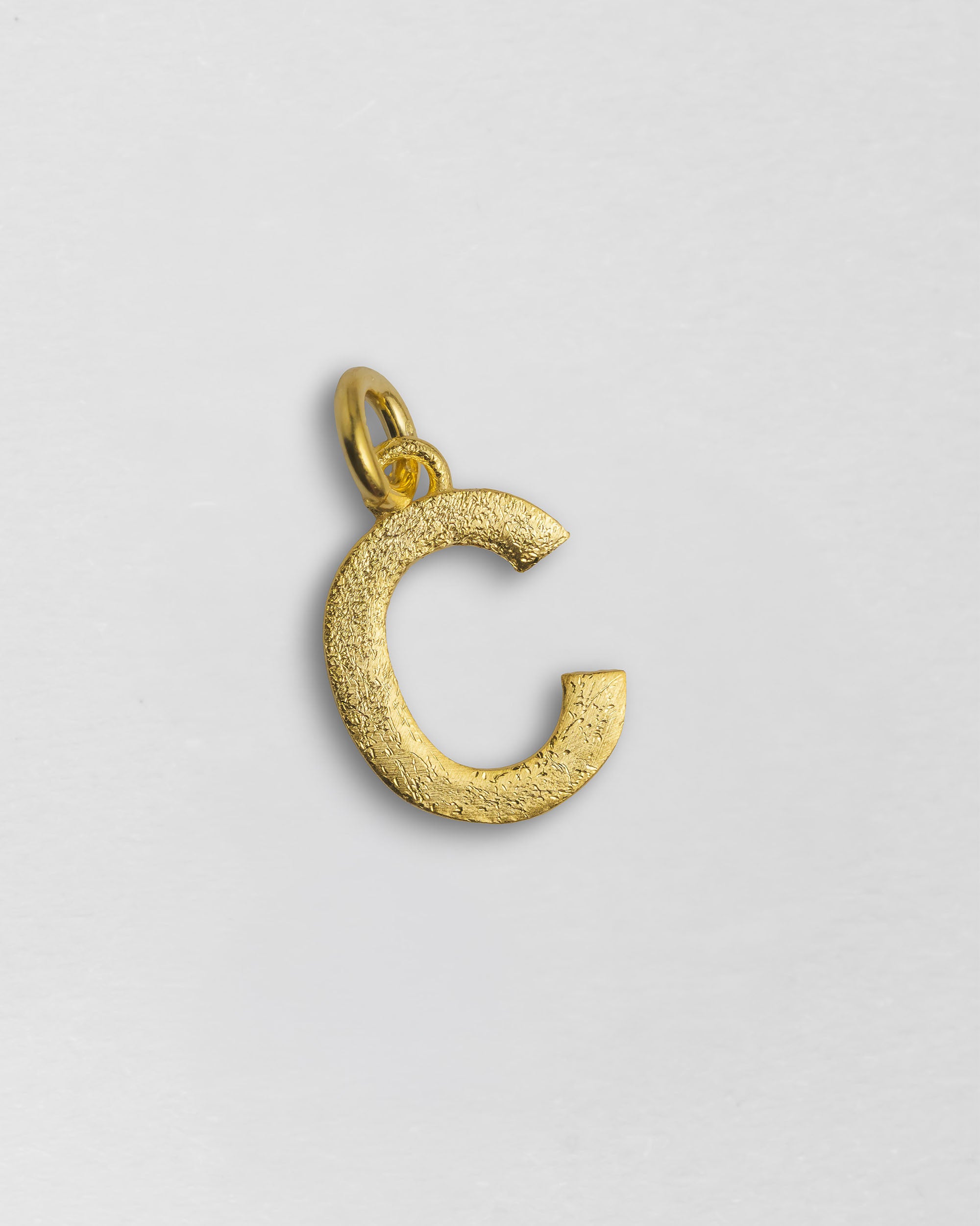Personalised Initial Letter Charm - Sterling Silver