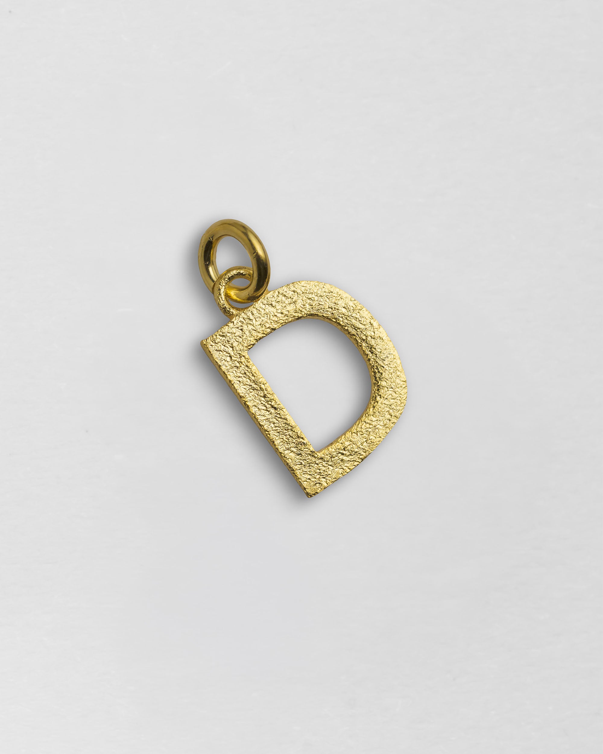 Personalised Initial Letter Charm - Sterling Silver