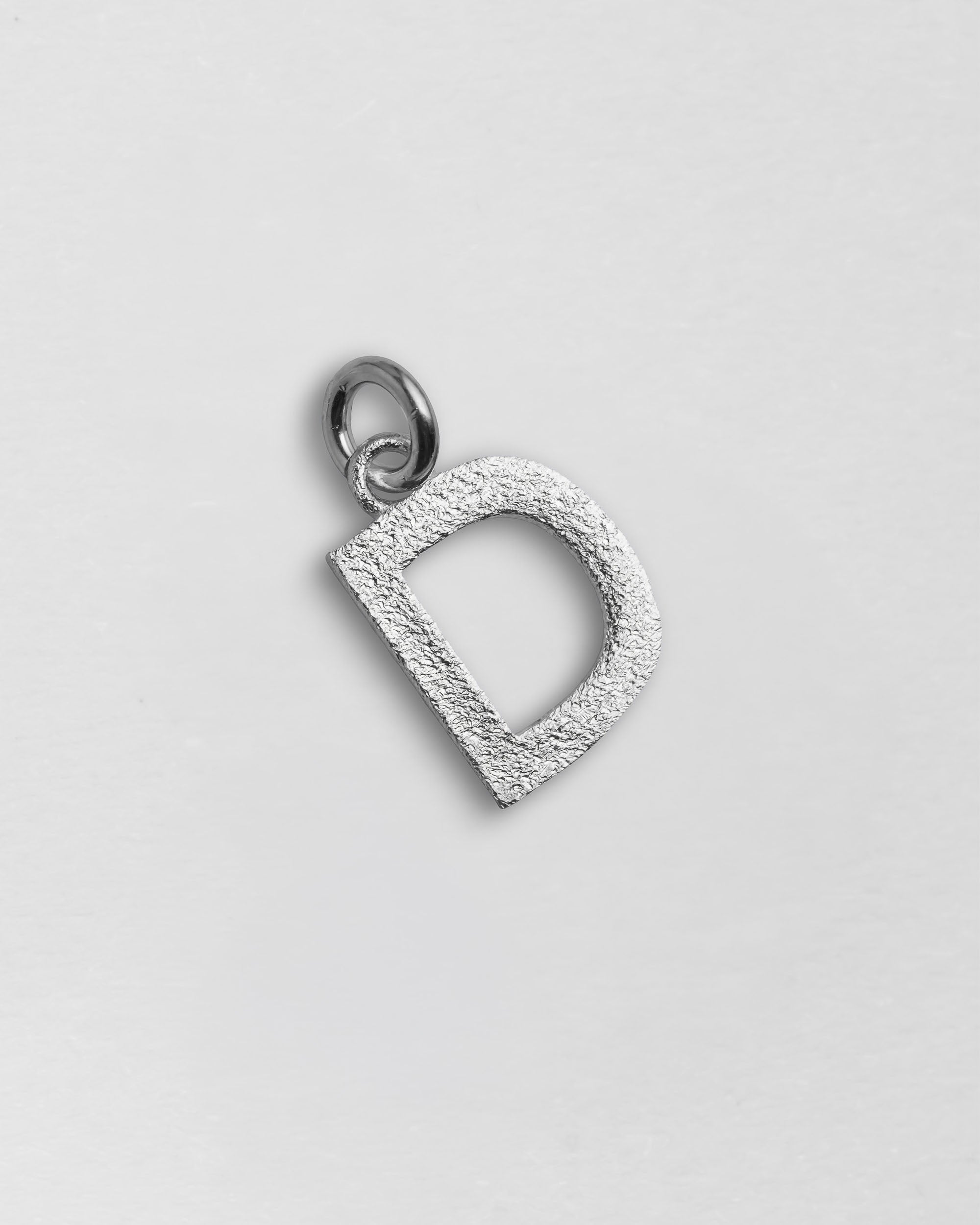 Personalised Initial Letter Charm - Sterling Silver