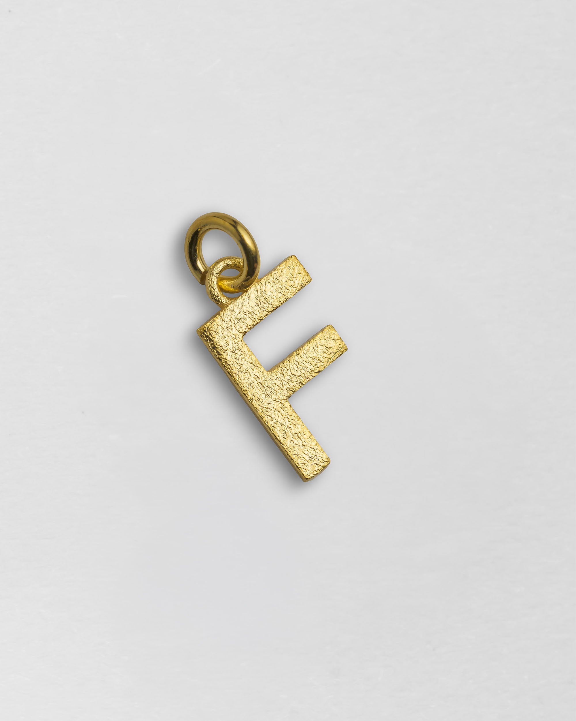 Personalised Initial Letter Charm - Sterling Silver