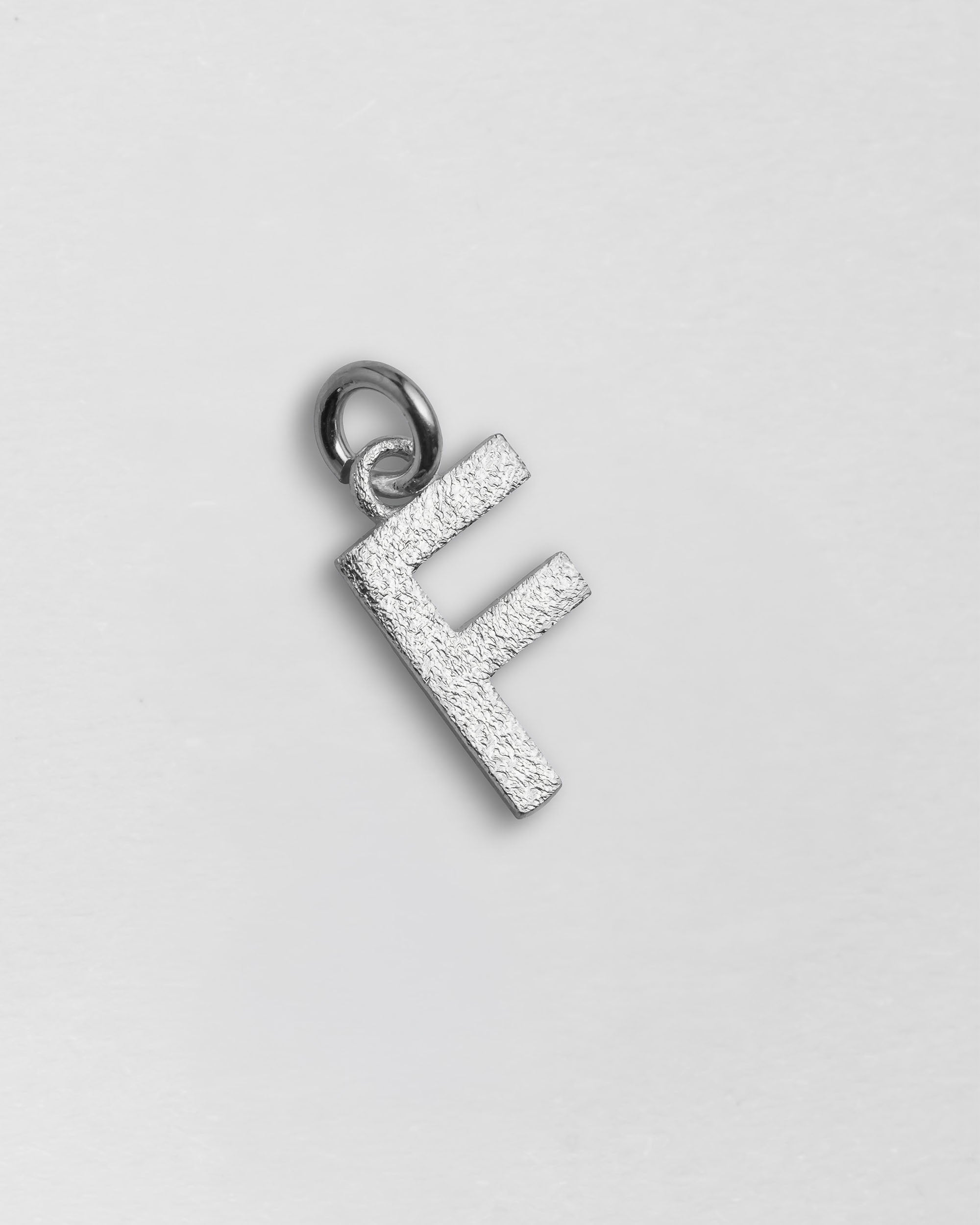 Personalised Initial Letter Charm - Sterling Silver