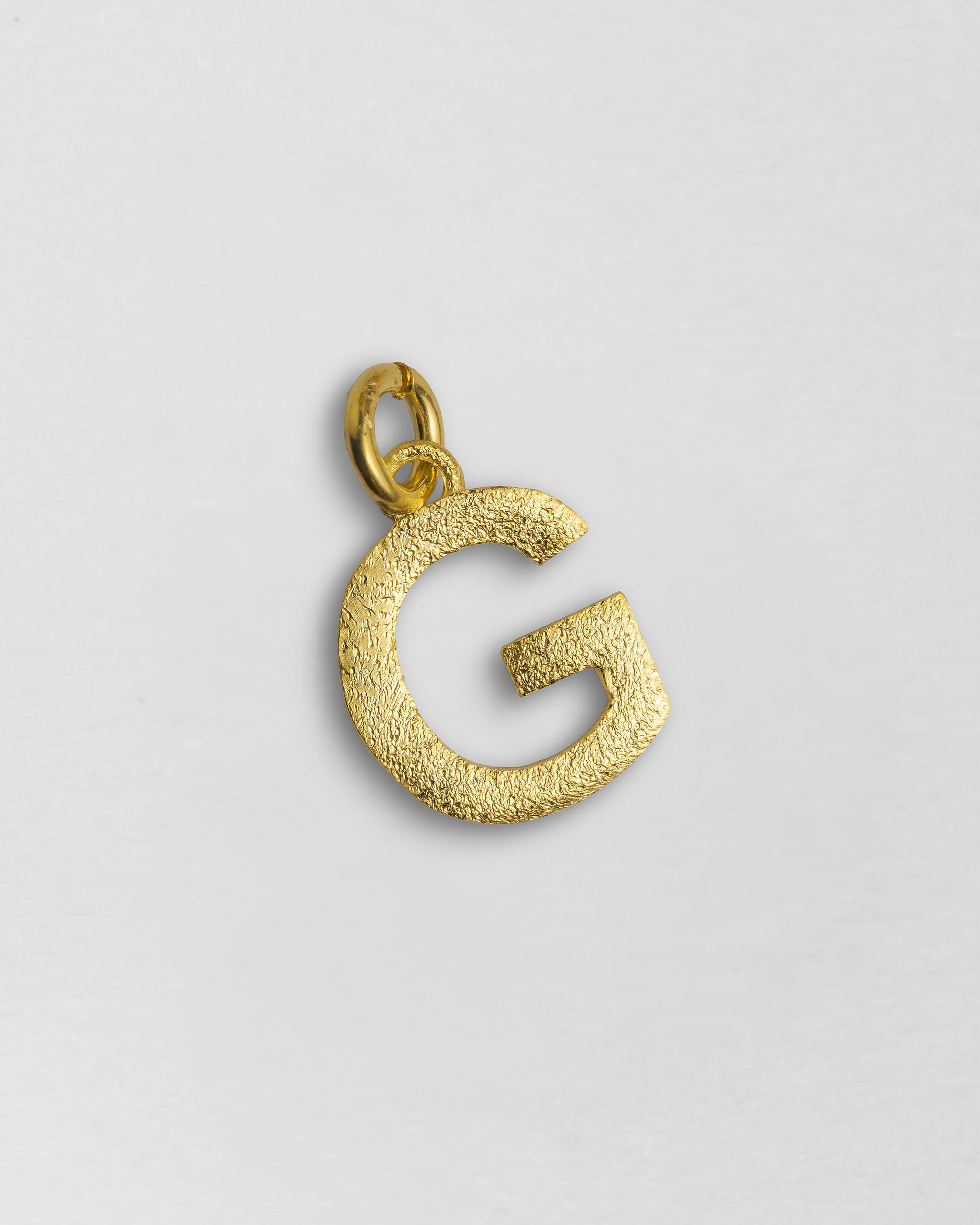 Personalised Initial Letter Charm - Sterling Silver