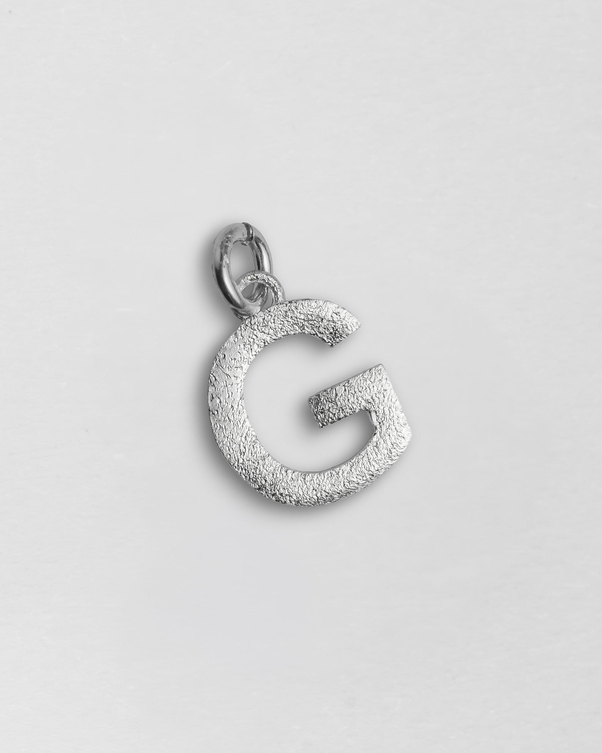 Personalised Initial Letter Charm - Sterling Silver
