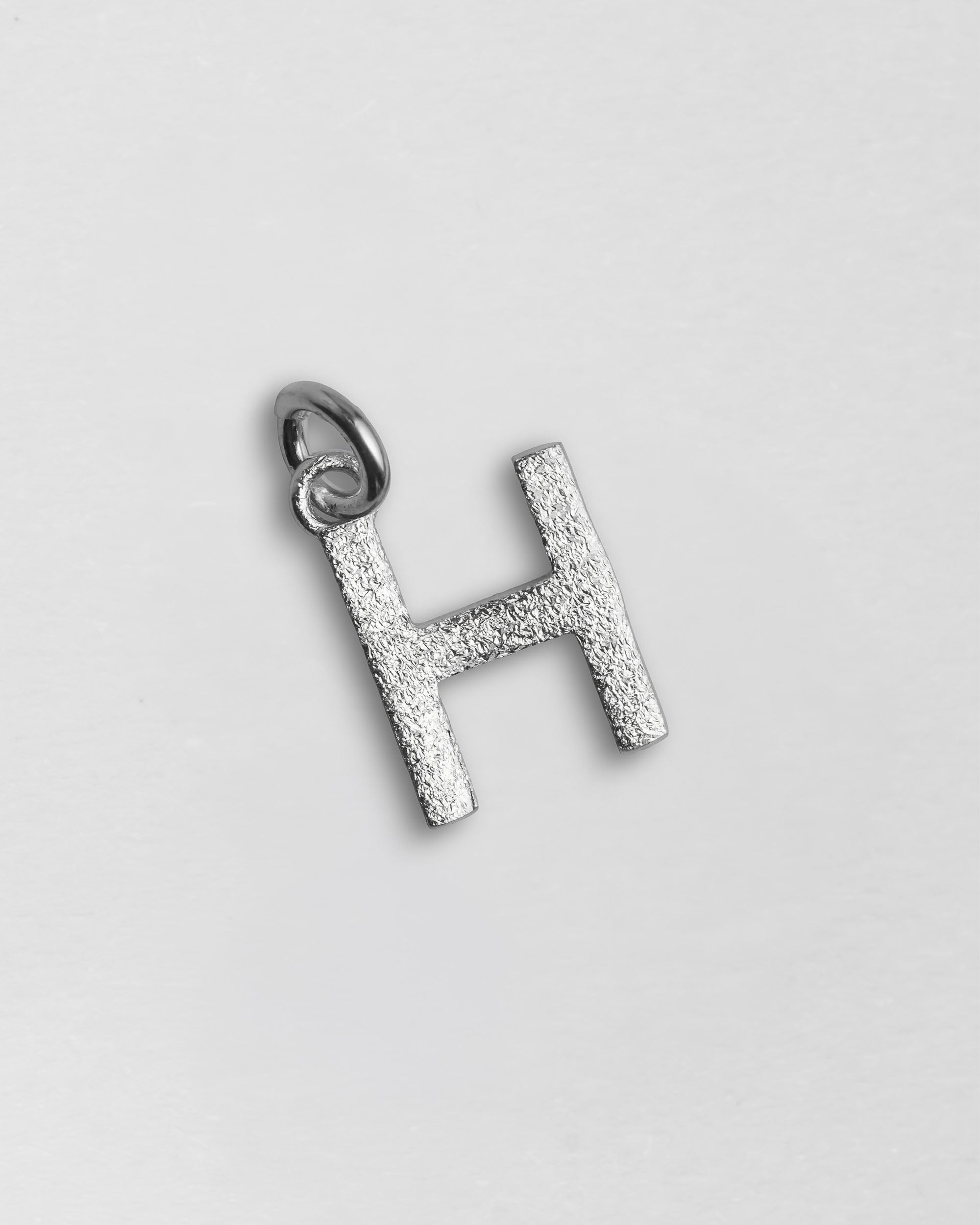 Personalised Initial Letter Charm - Sterling Silver