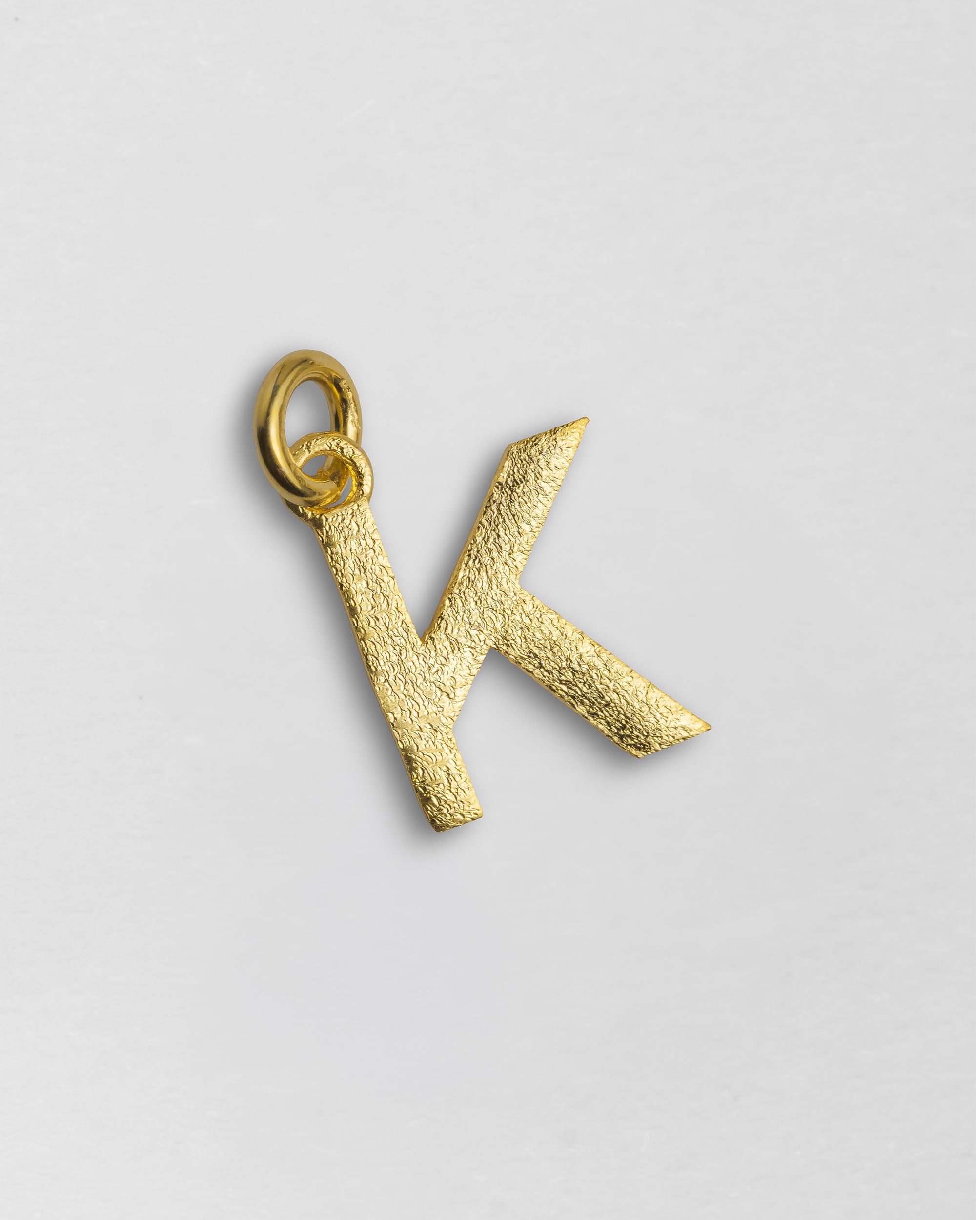 Personalised Initial Letter Charm - Sterling Silver