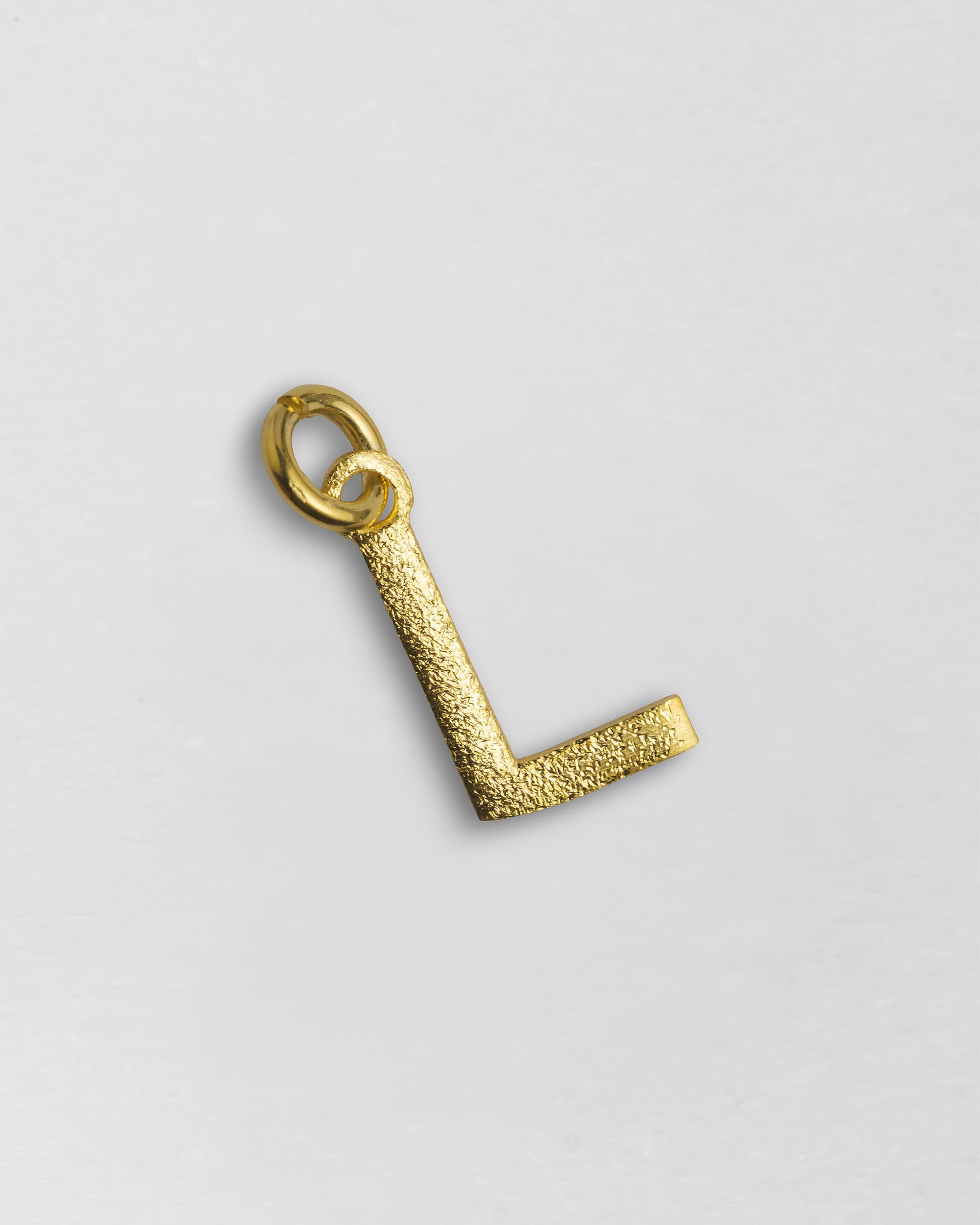 Personalised Initial Letter Charm - Sterling Silver