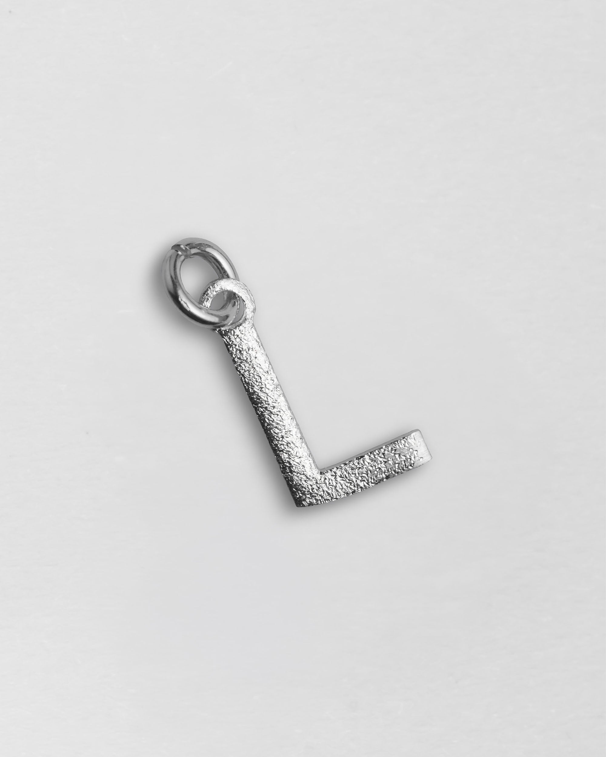Personalised Initial Letter Charm - Sterling Silver