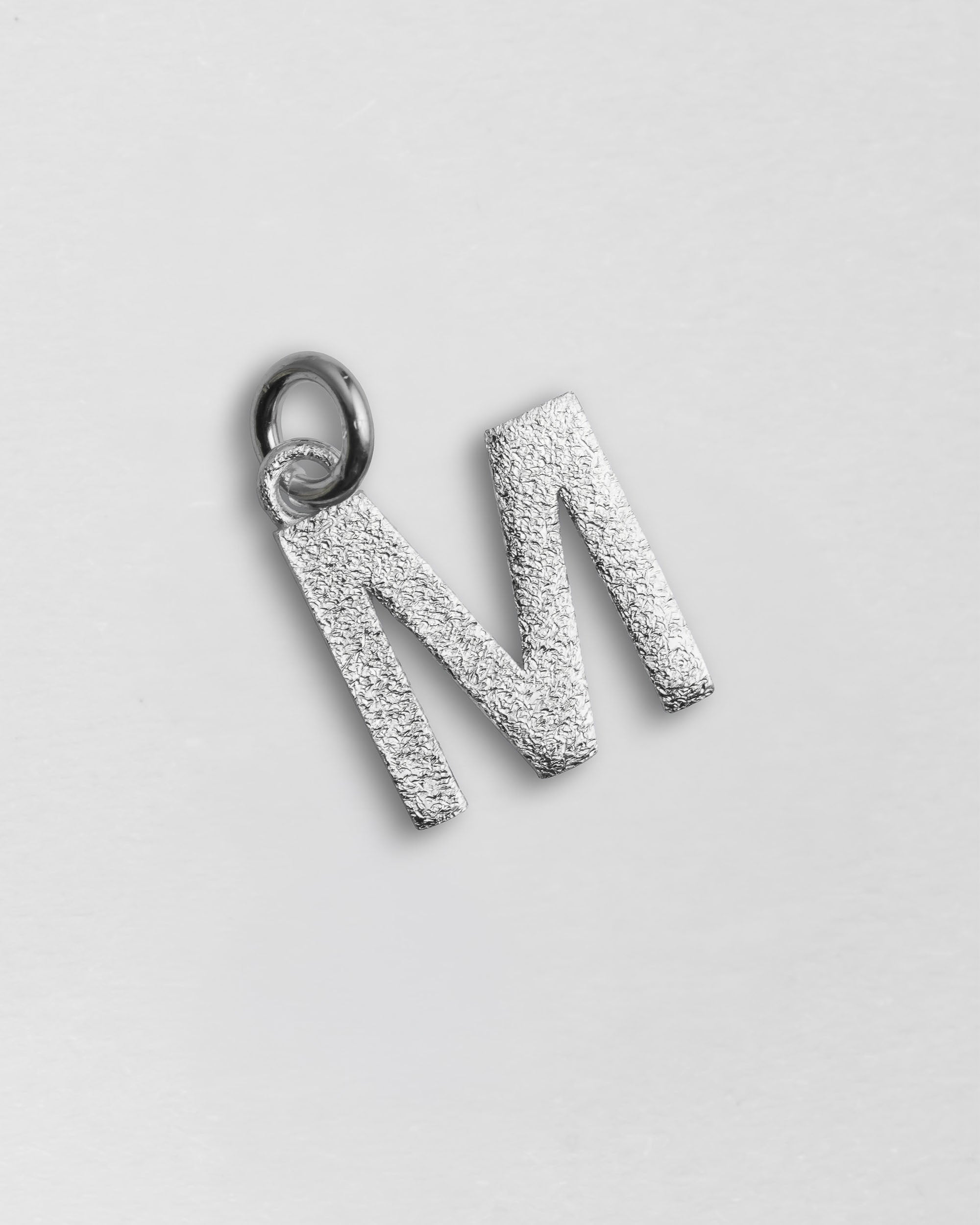 Personalised Initial Letter Charm - Sterling Silver