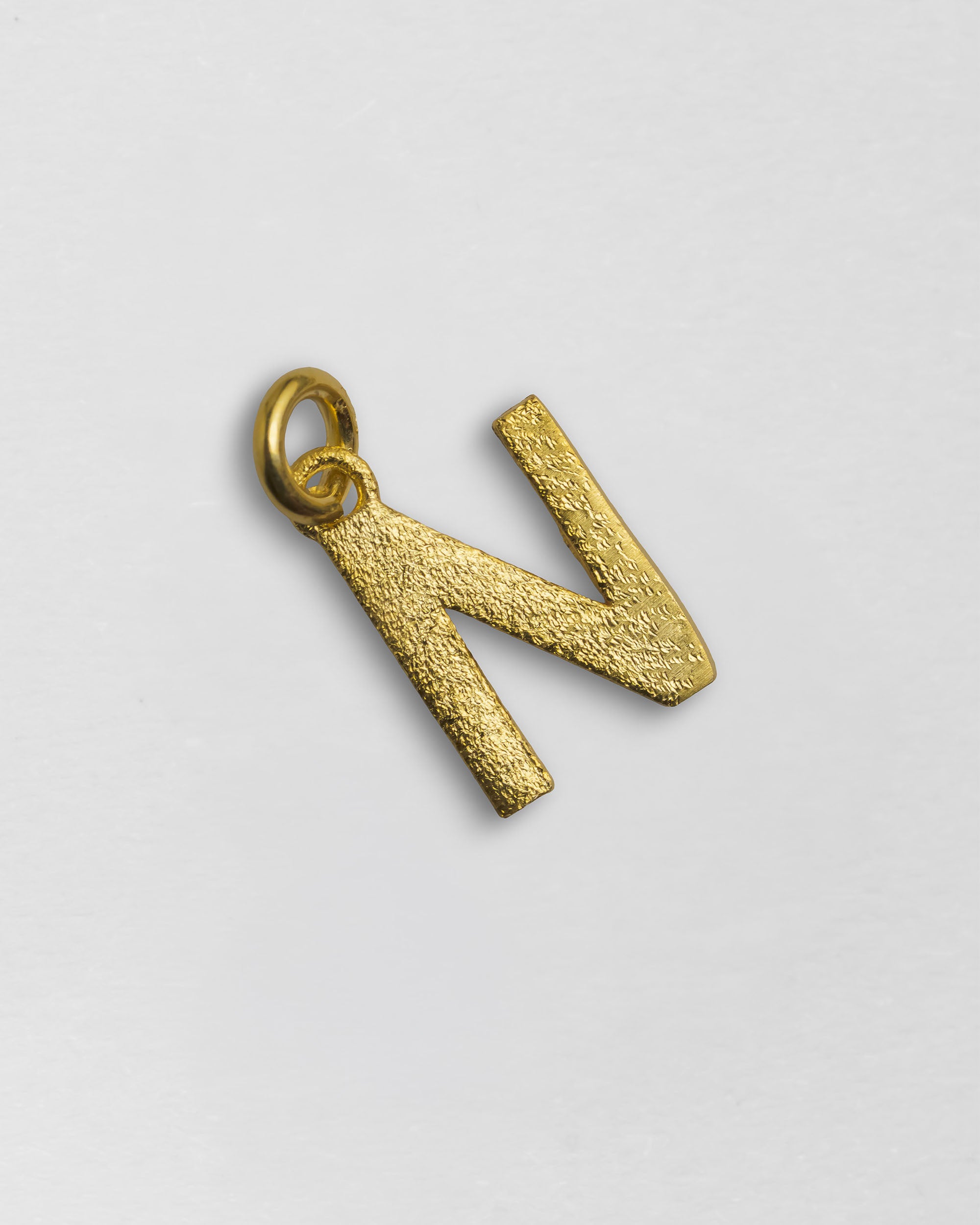 Personalised Initial Letter Charm - Sterling Silver