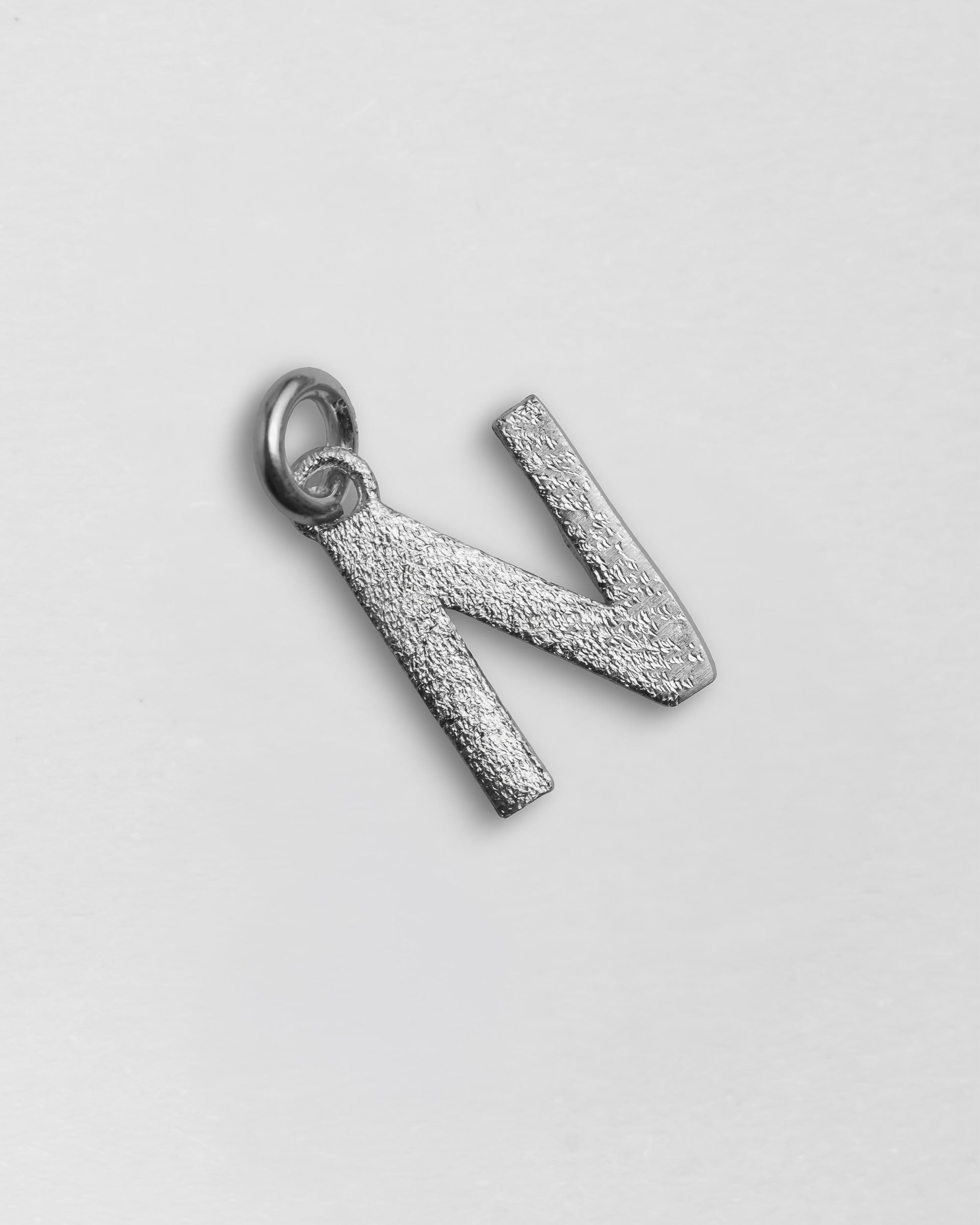 Personalised Initial Letter Charm - Sterling Silver
