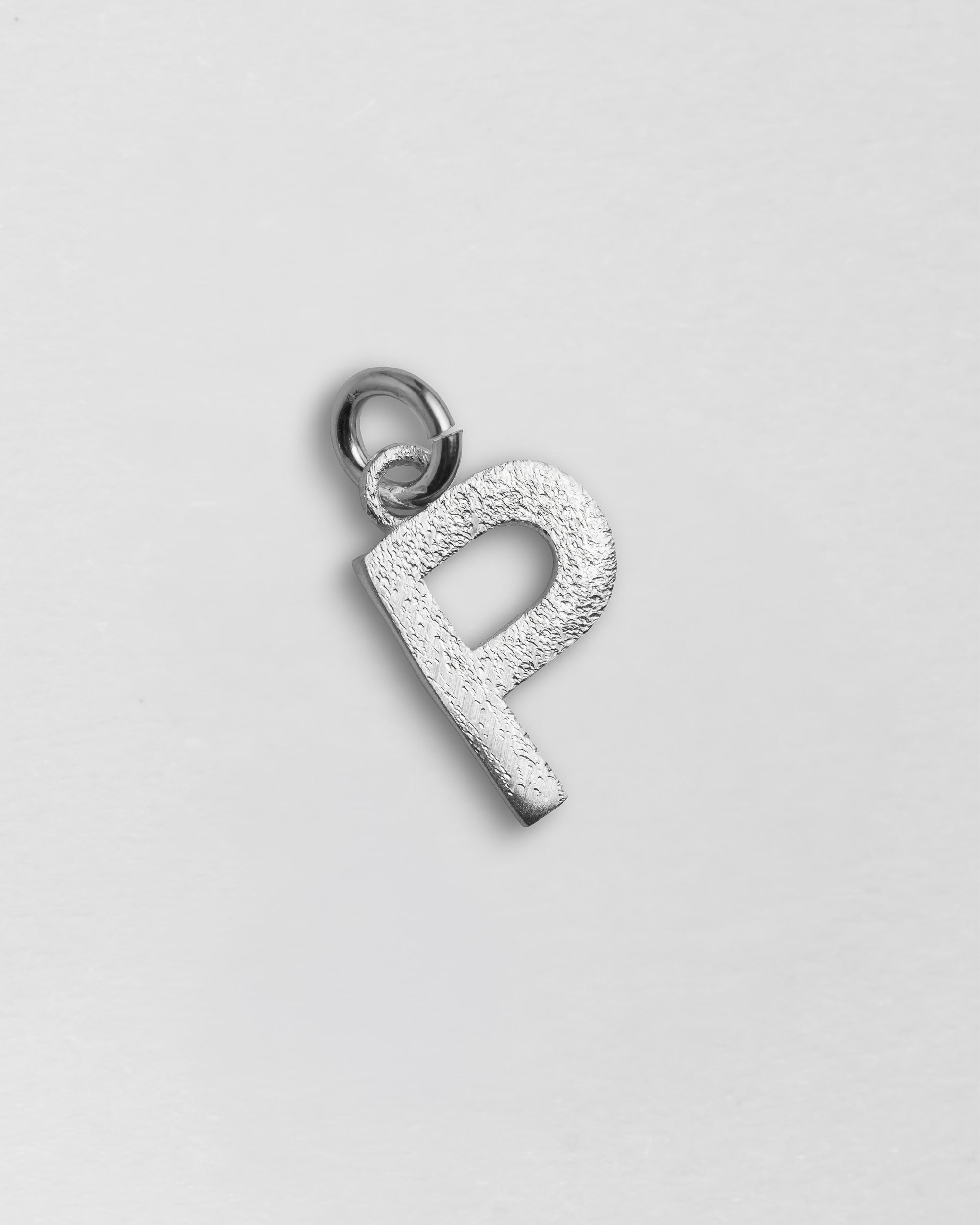 Personalised Initial Letter Charm - Sterling Silver