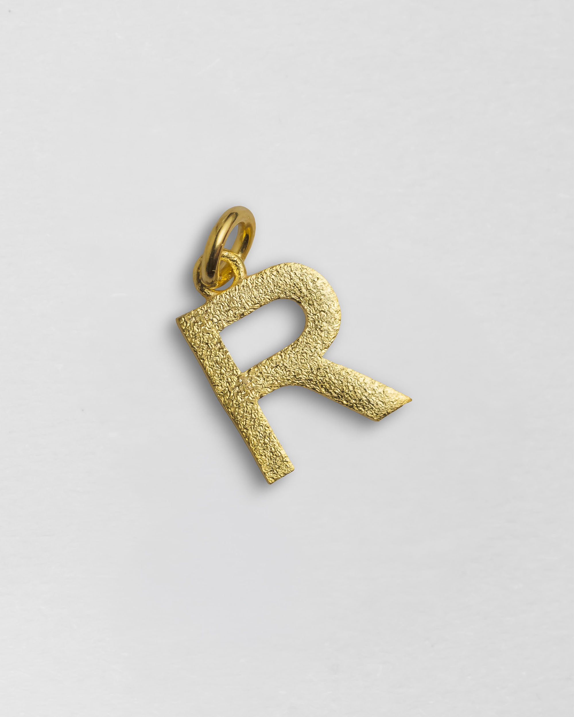 Personalised Initial Letter Charm - Sterling Silver