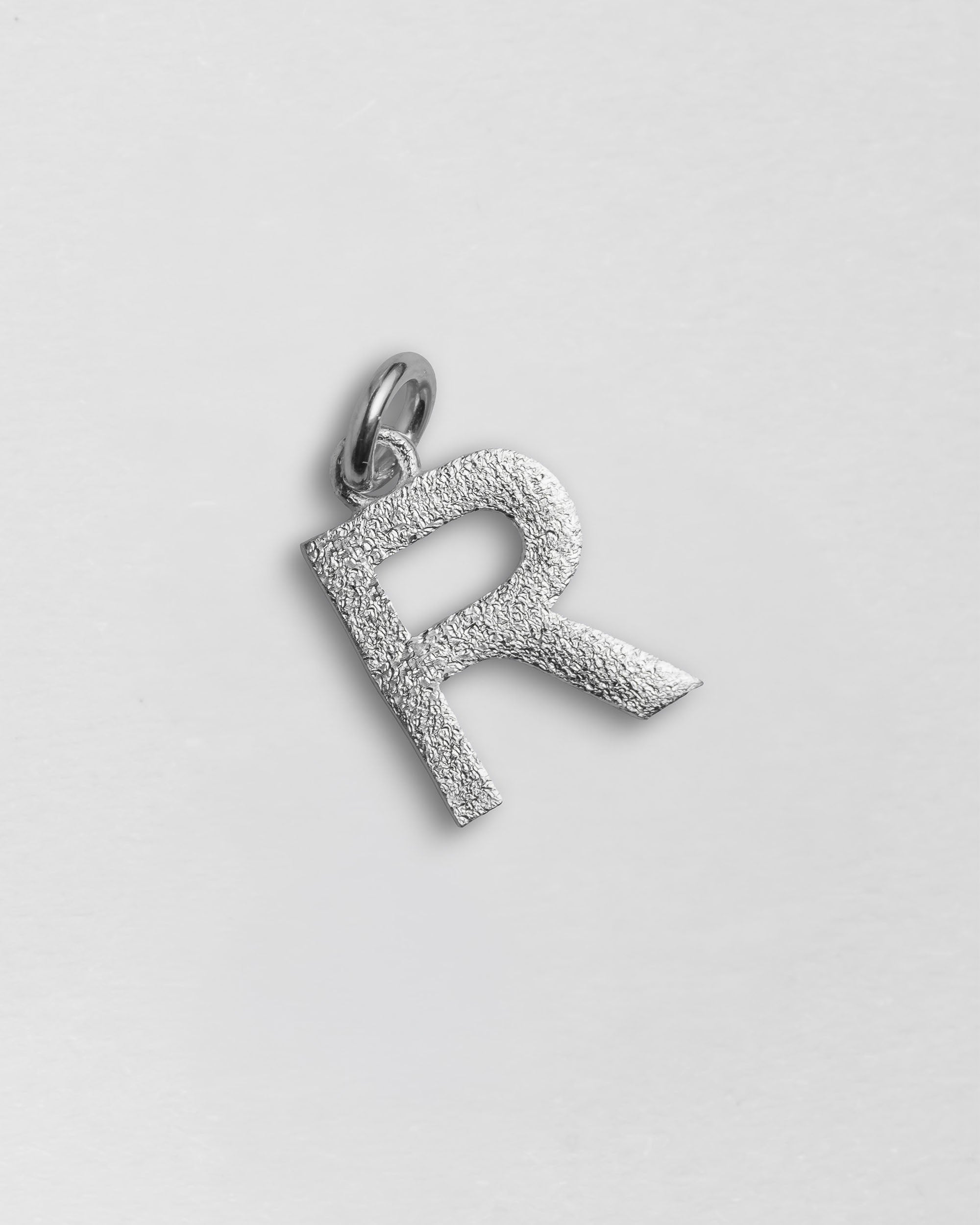 Personalised Initial Letter Charm - Sterling Silver