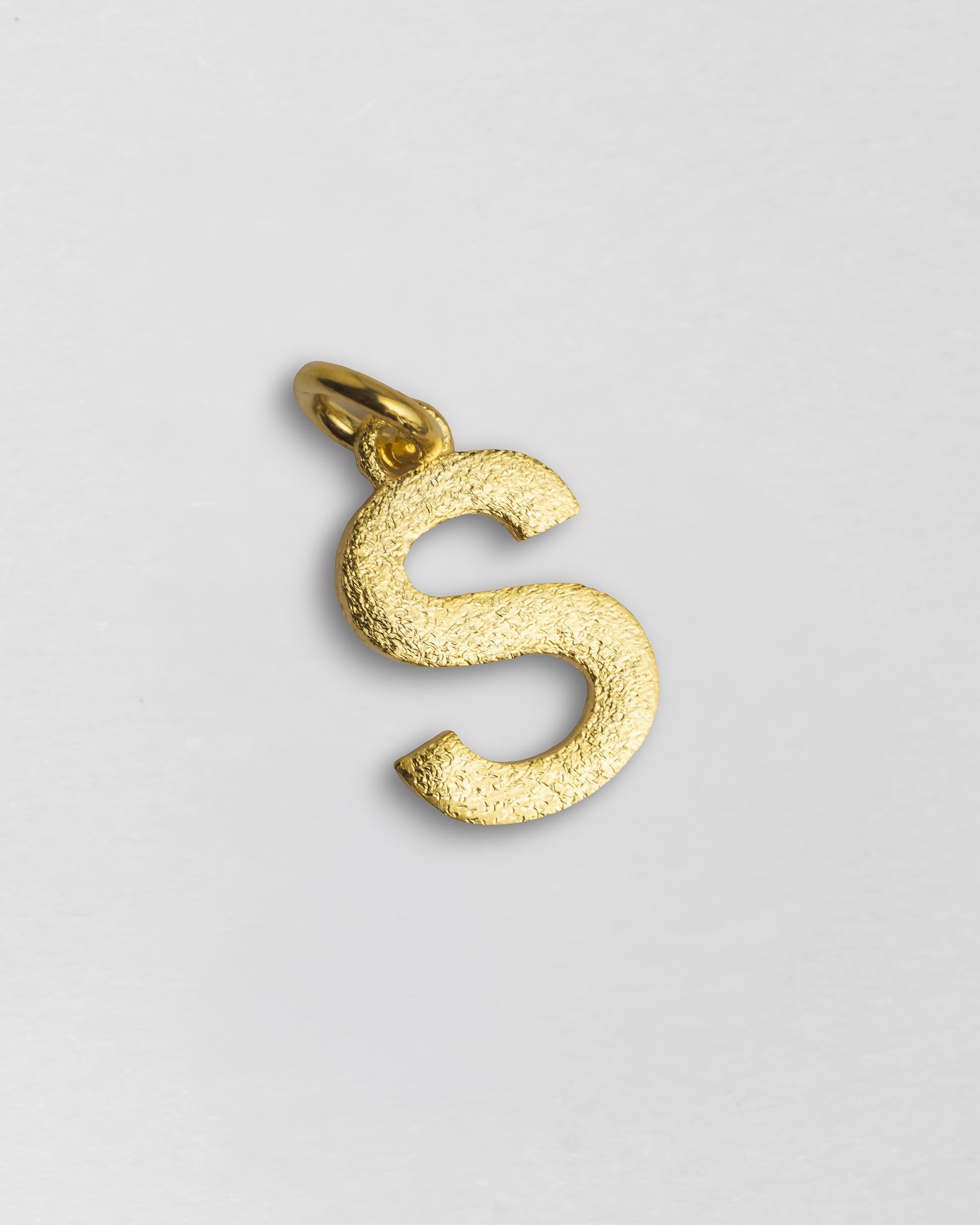 Personalised Initial Letter Charm - Sterling Silver