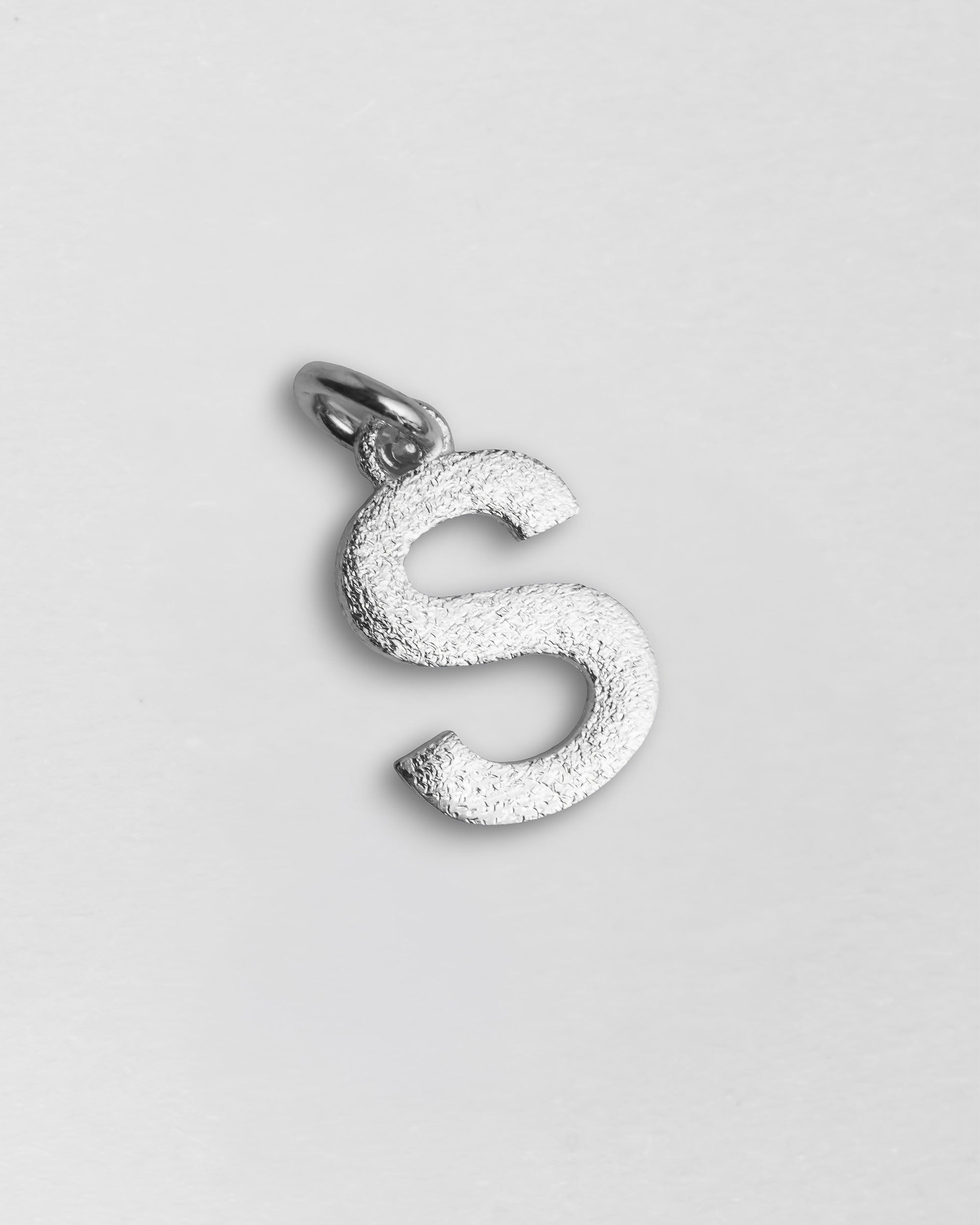 Personalised Initial Letter Charm - Sterling Silver