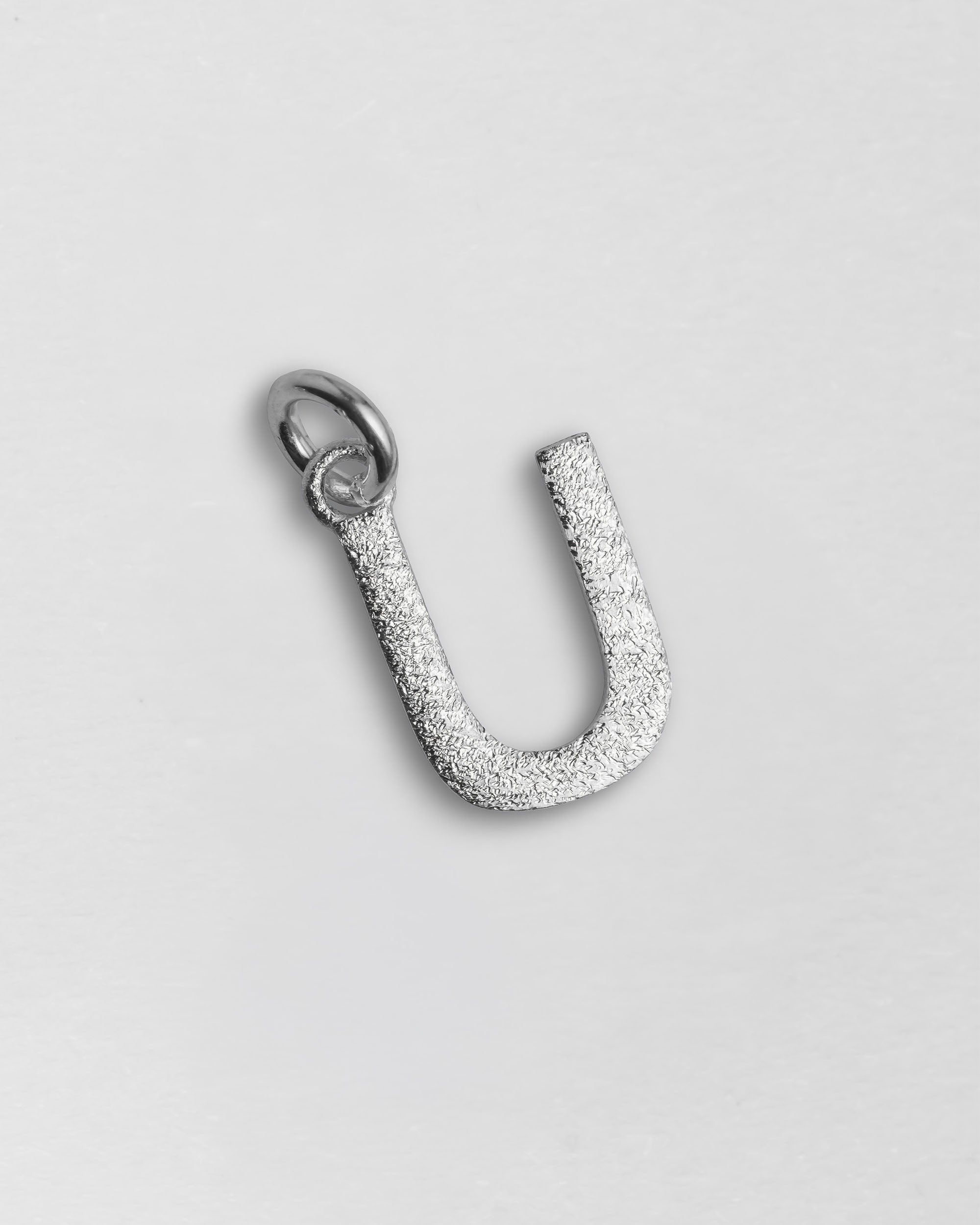 Personalised Initial Letter Charm - Sterling Silver
