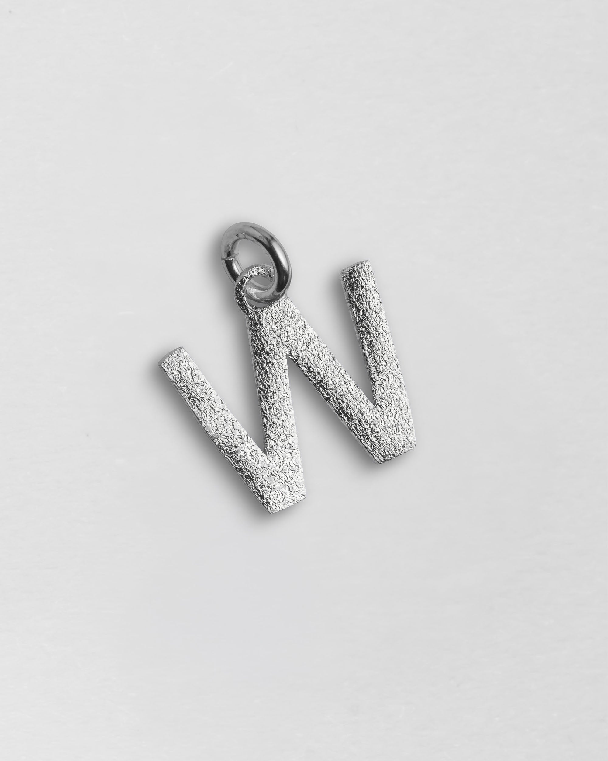 Personalised Initial Letter Charm - Sterling Silver
