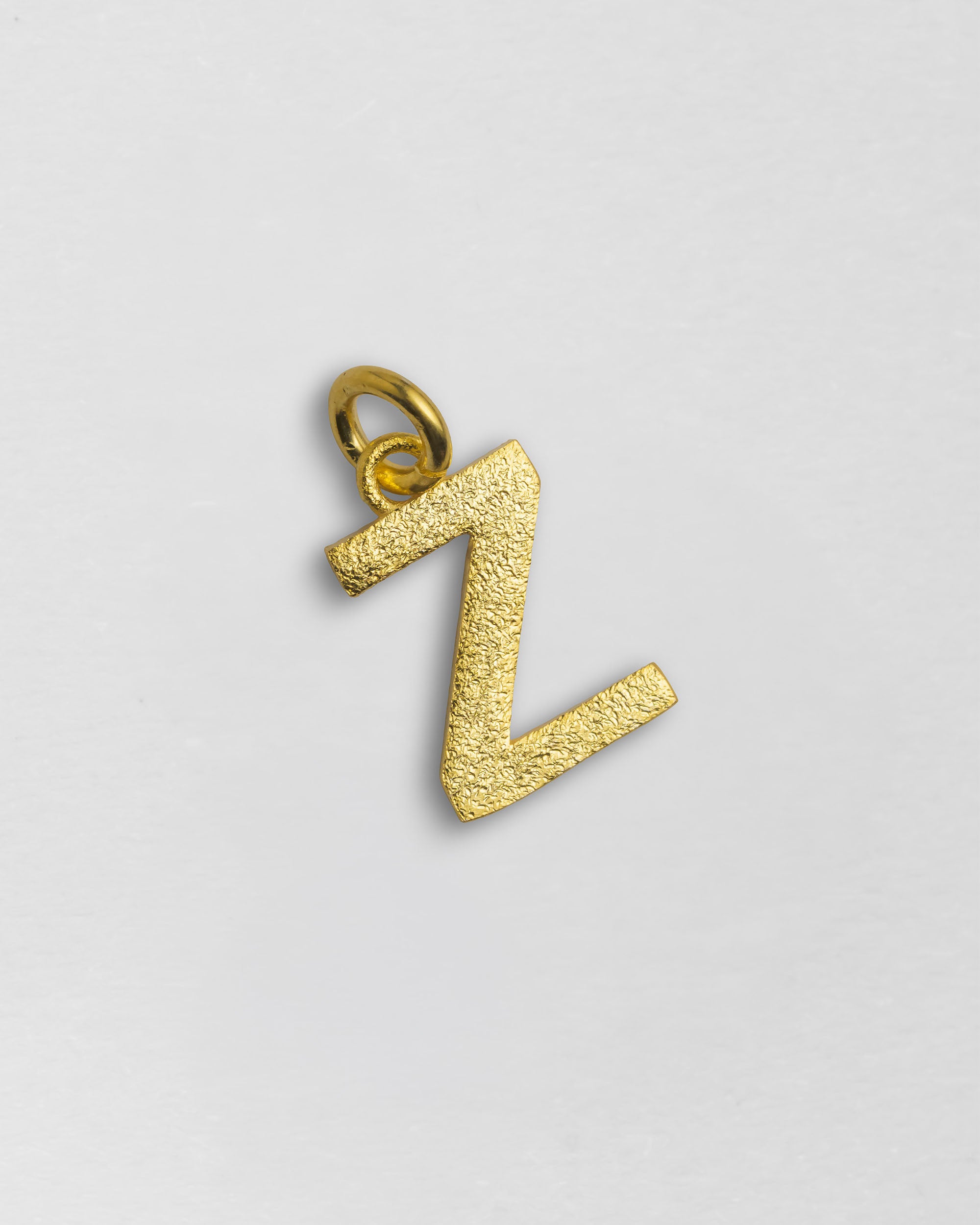 Personalised Initial Letter Charm - Sterling Silver