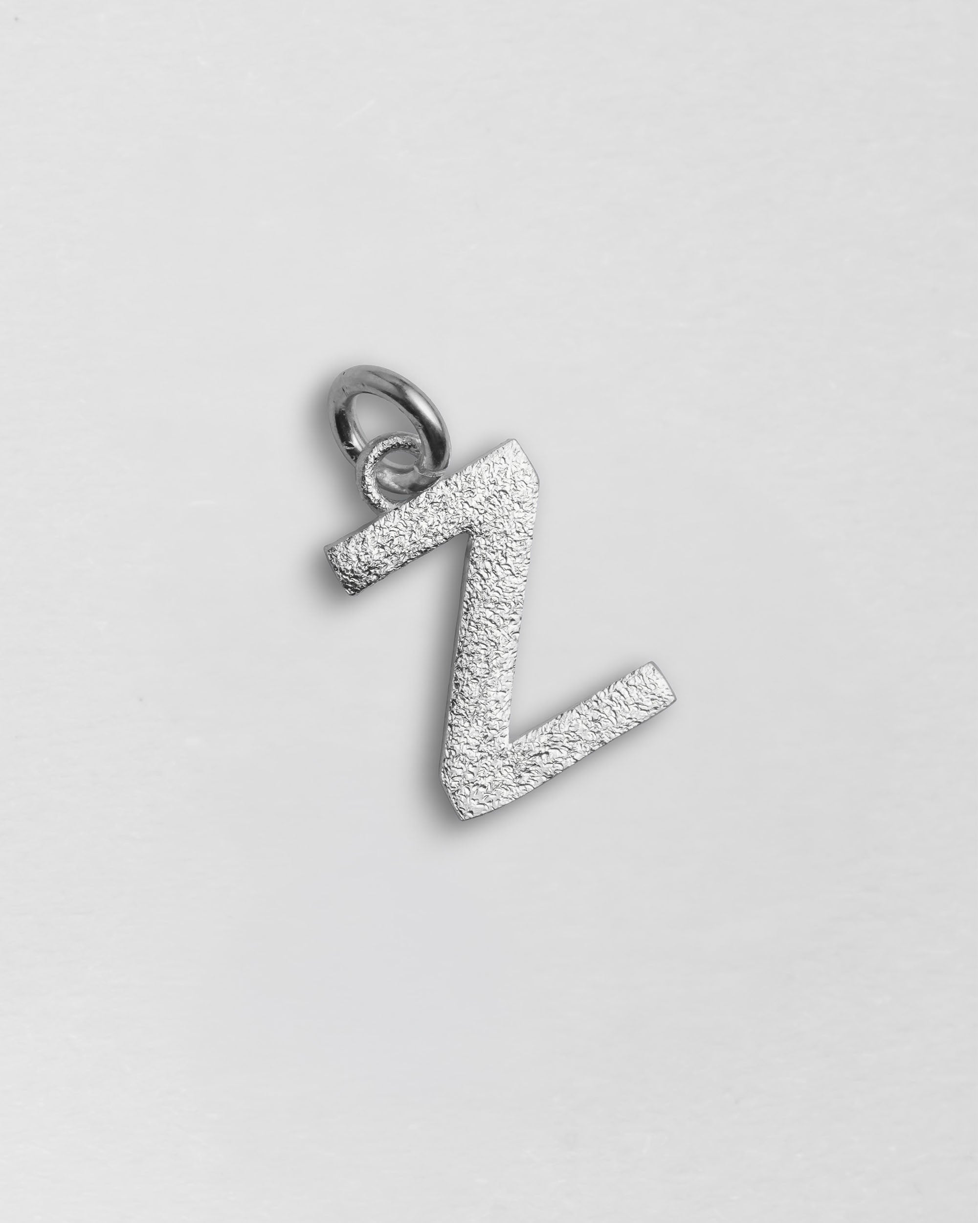 Personalised Initial Letter Charm - Sterling Silver
