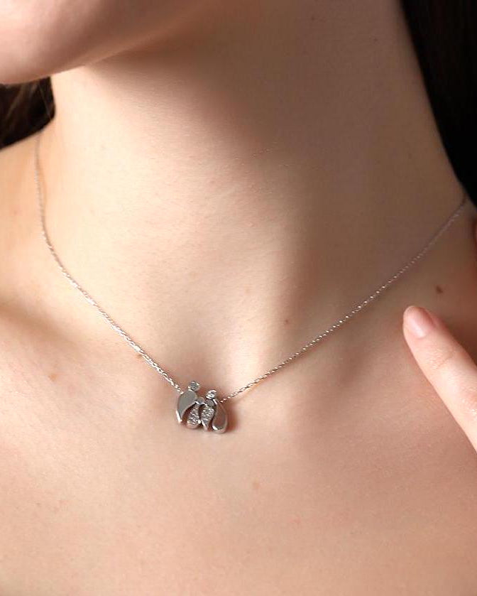 Personalised Family Bond Necklace - Sterling Silver