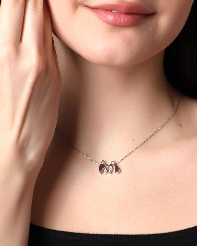 Personalised Family Bond Necklace - Sterling Silver