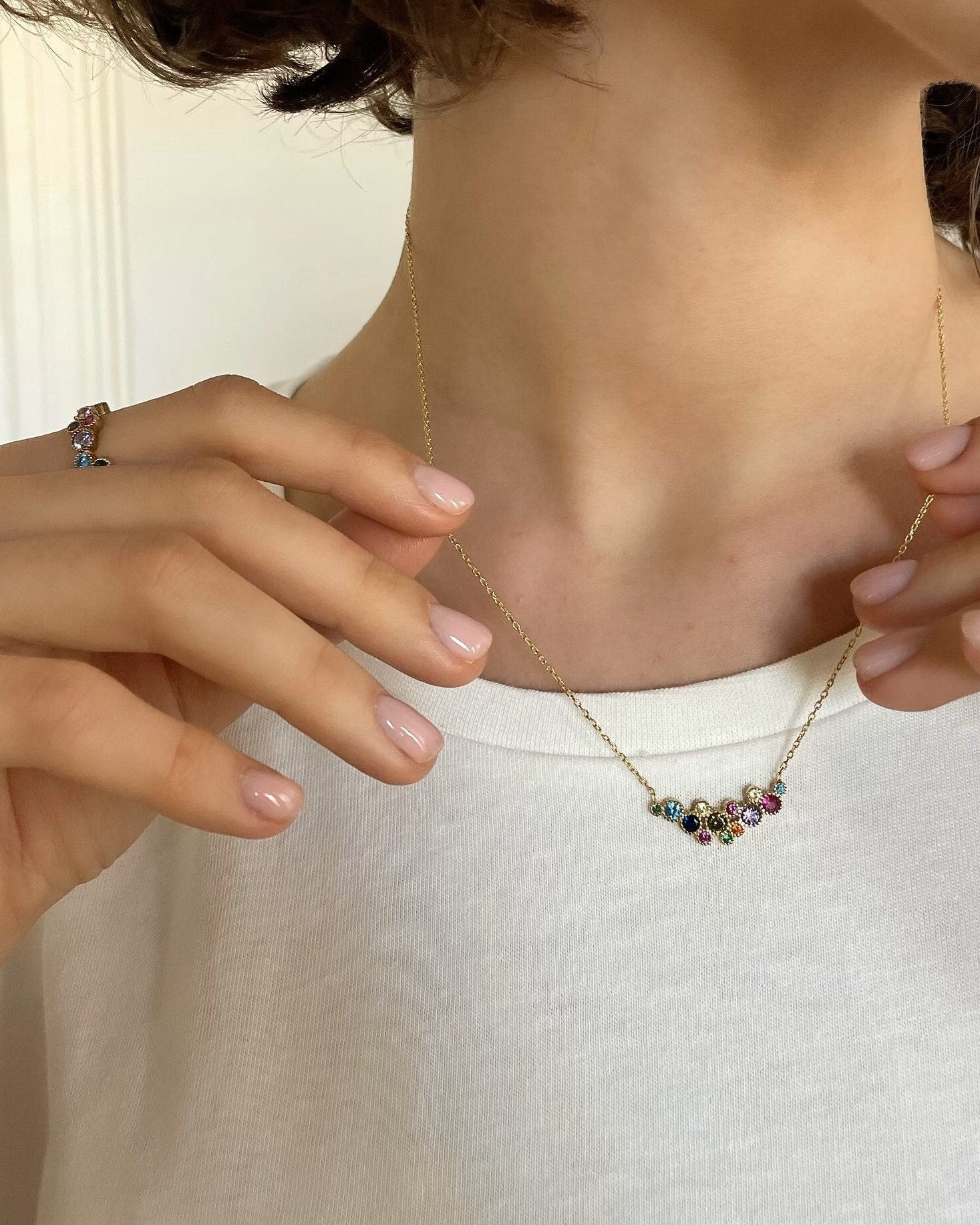 Fancy Rainbow Ring - Sterling Silver