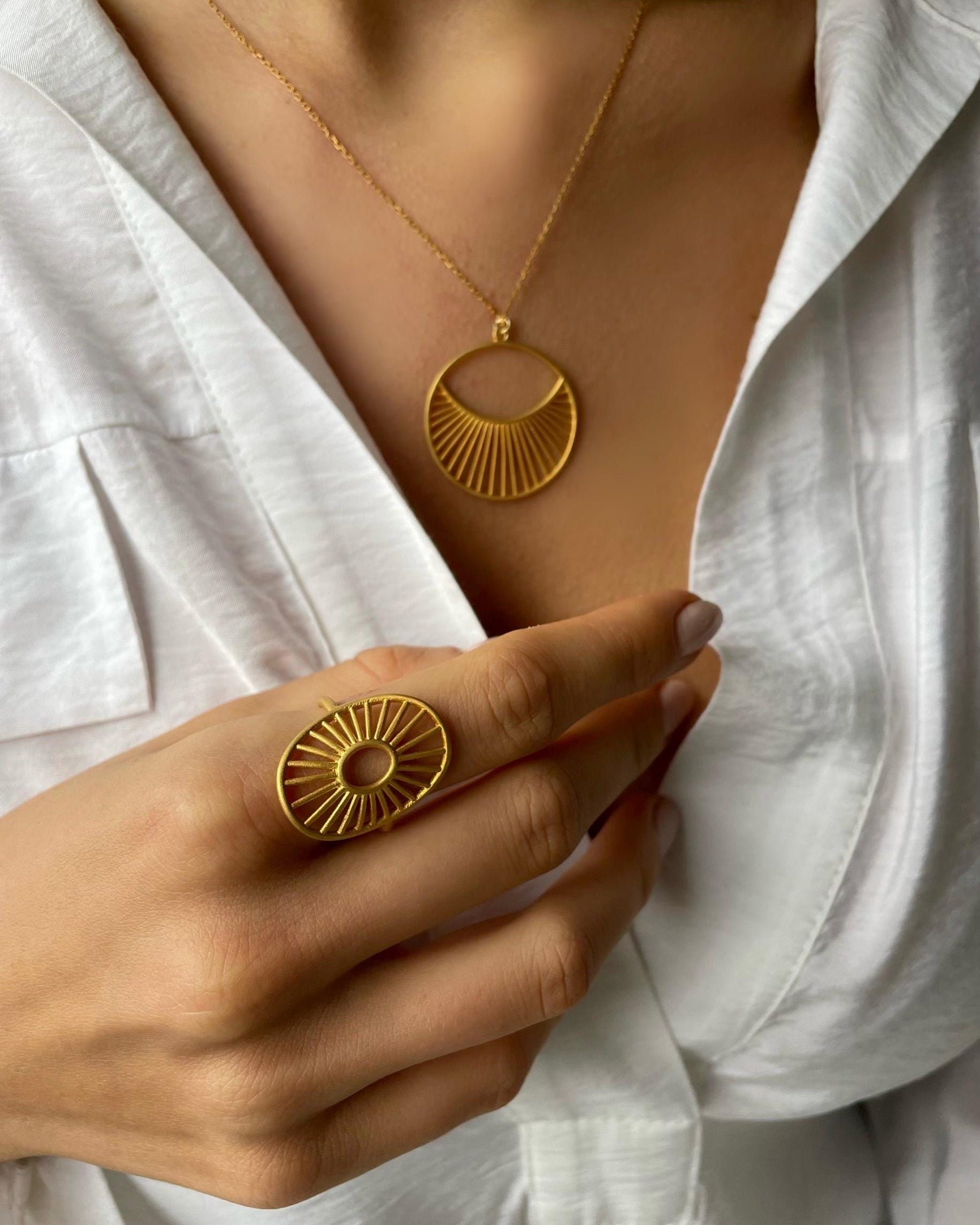 Antique Daylight Jewelry Set - Sterling Silver