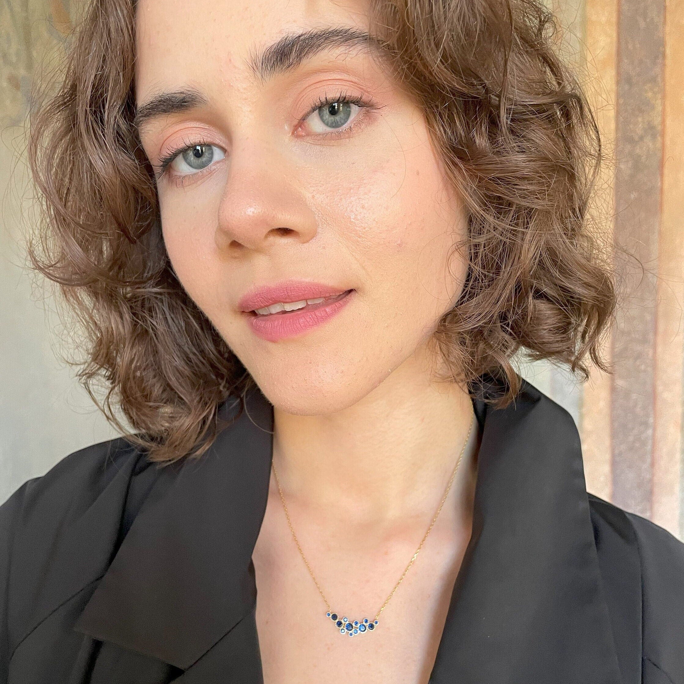 Rainbow Gemstone Necklace - Sterling Silver