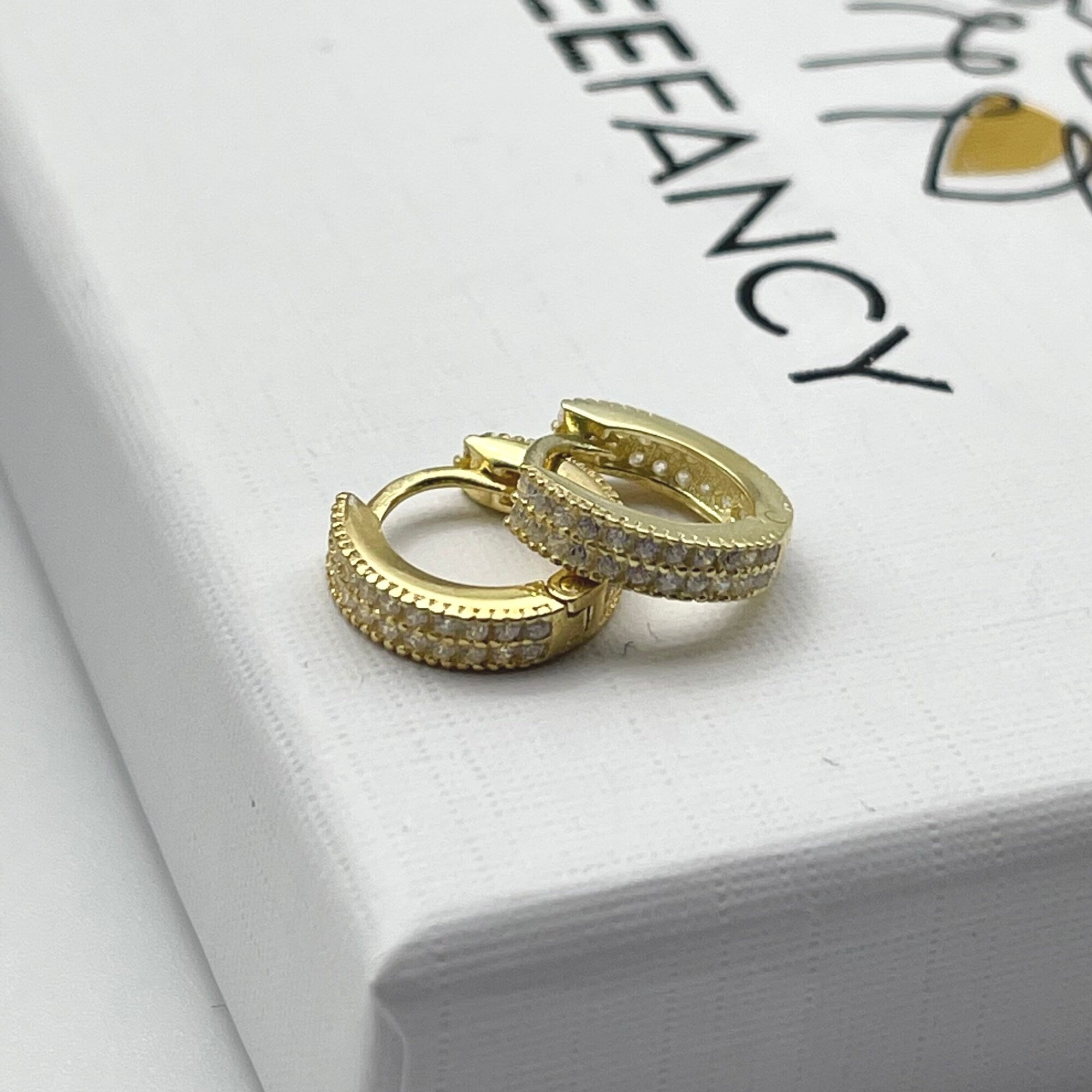 Petite Huggie Hoop Earrings - Sterling Silver