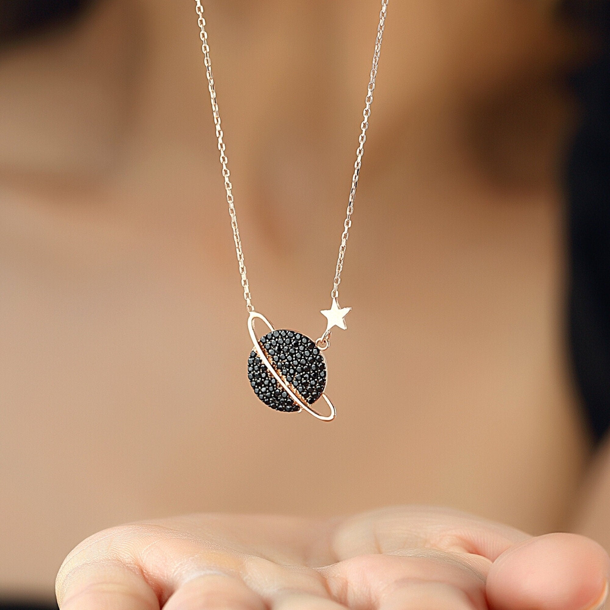 Delicate Galaxy Necklace - Sterling Silver