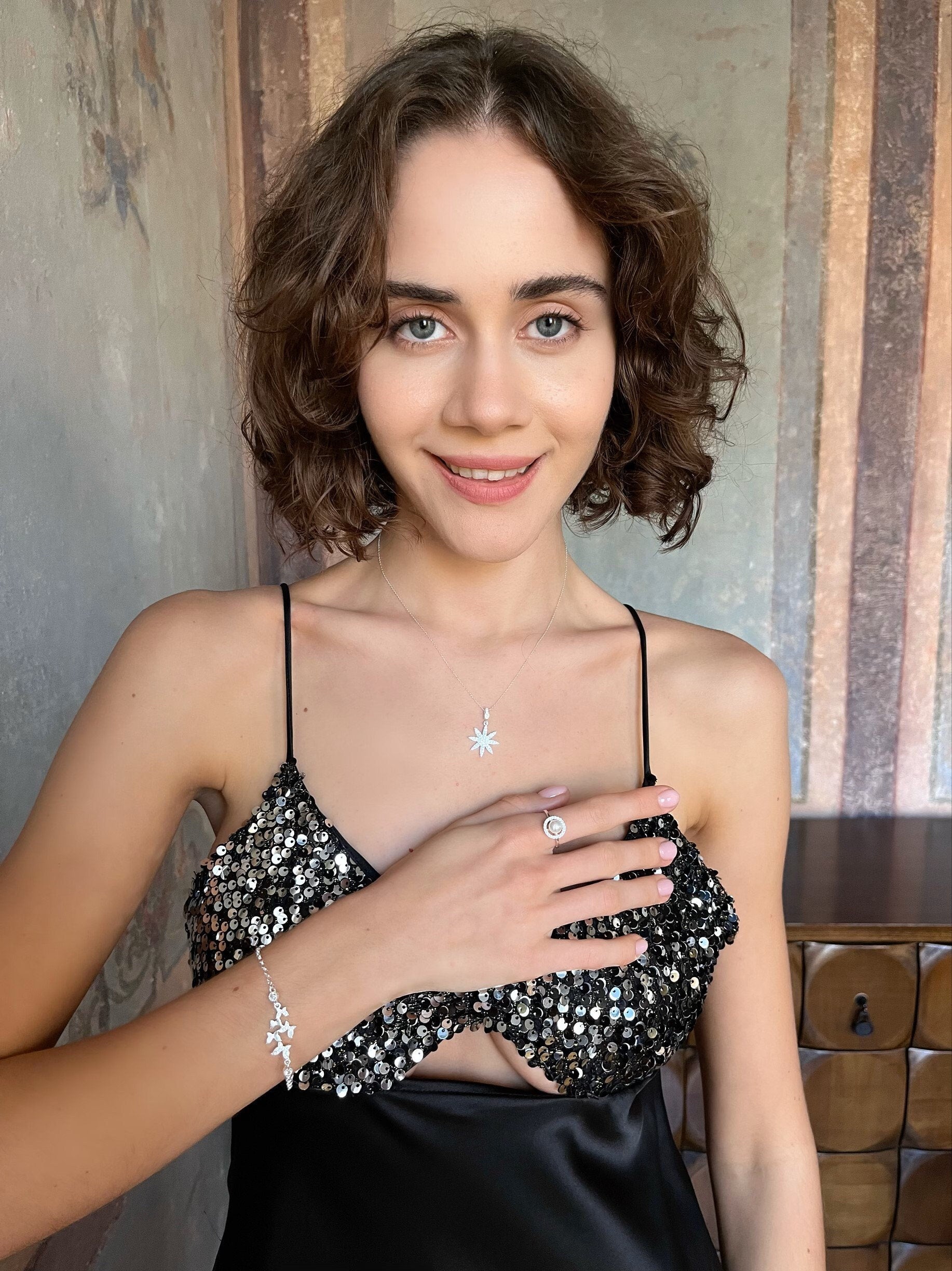 Dazzling Cz Butterfly Bracelet Silver - Sterling Silver