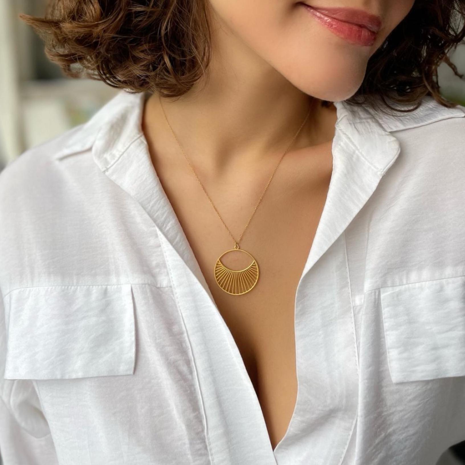 Antique Daylight Necklace - Sterling Silver