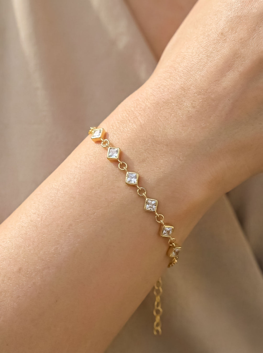 Geometric Charm Bracelet