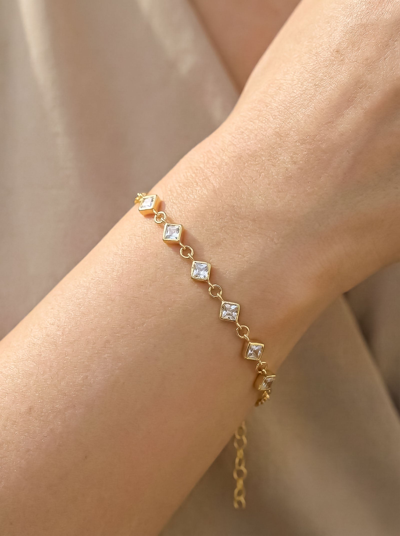 Geometric Charm Bracelet