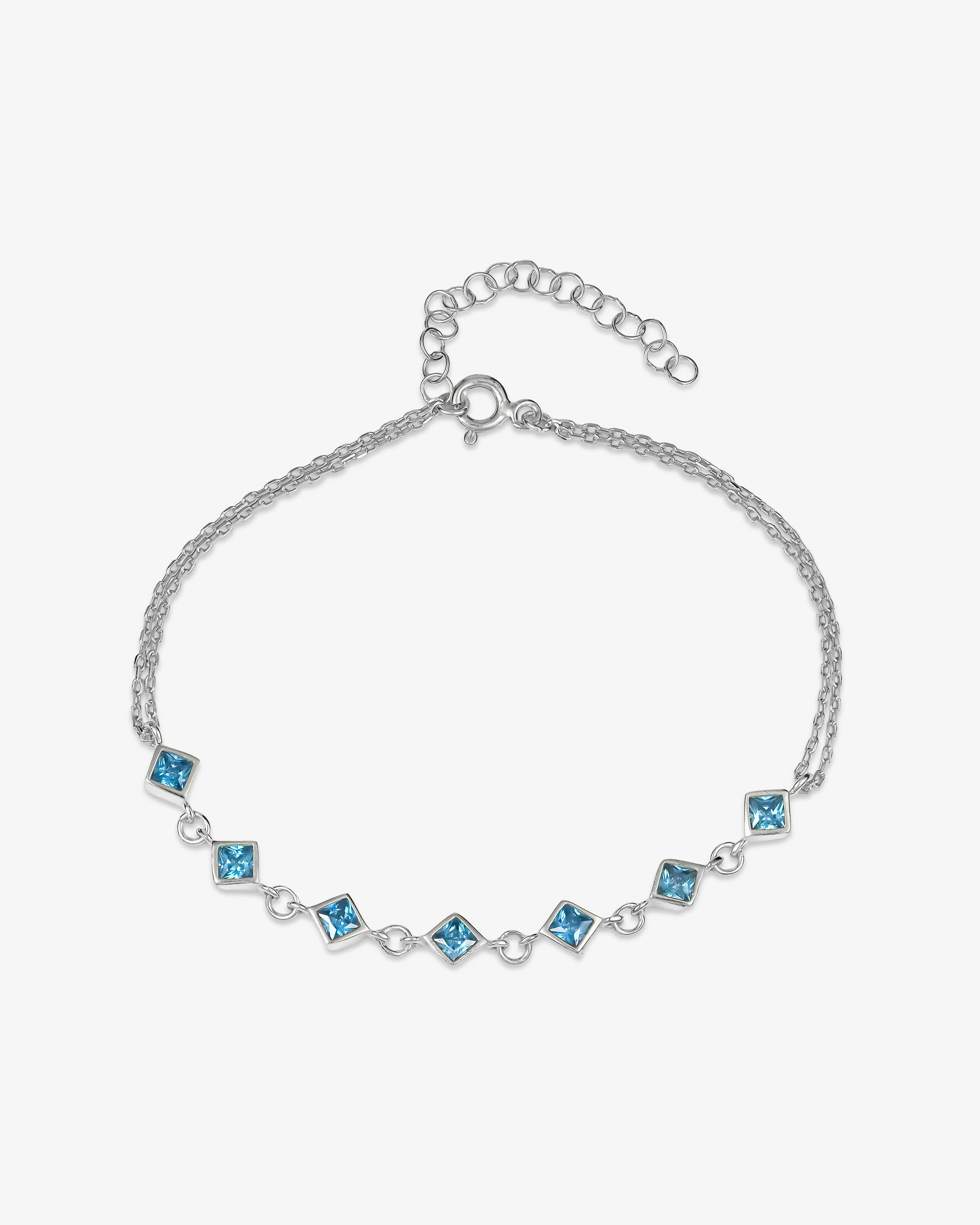 Aquamarine Gemstone Bracelet