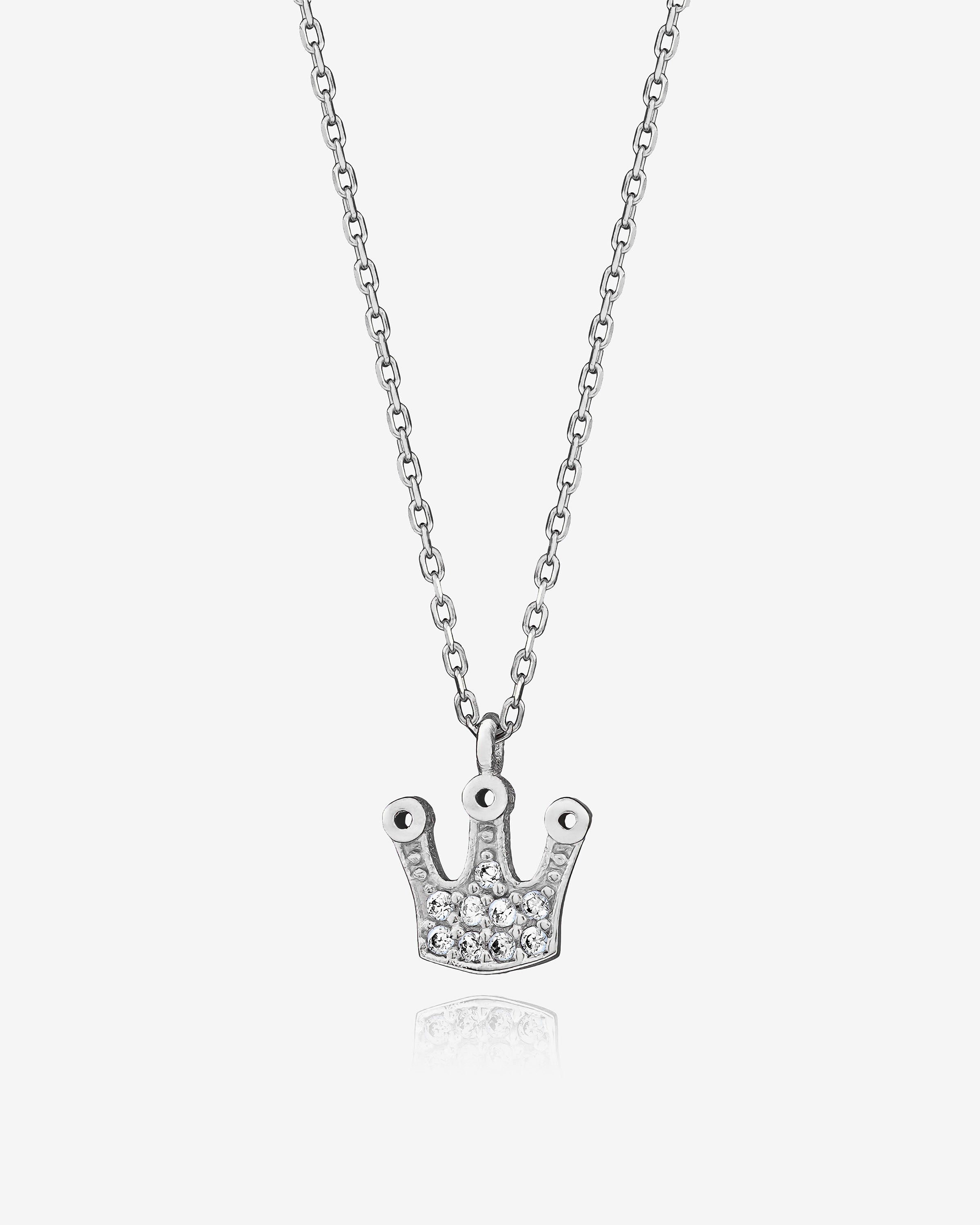 Sparkling Royal Crown CZ Pendant